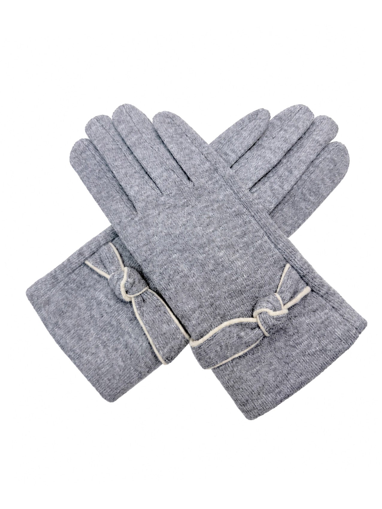 GV26085-390 Cosy Gloves with Tied Knot Detailing