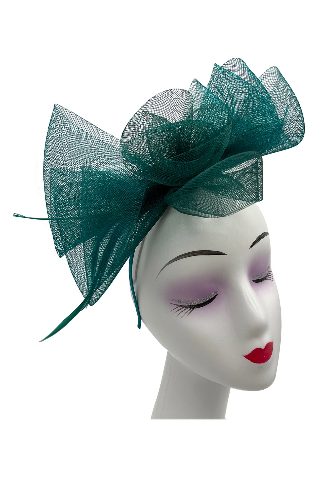 FT2060-015 Large Folded Bow Knot Fascinator