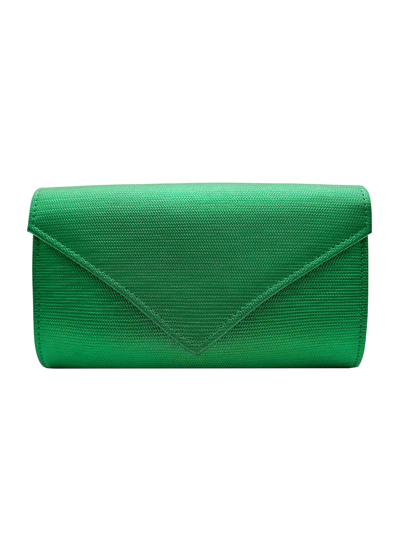 CB24160-006 Plain Envelope Style Clutch Bag with Long Shoulder Chain