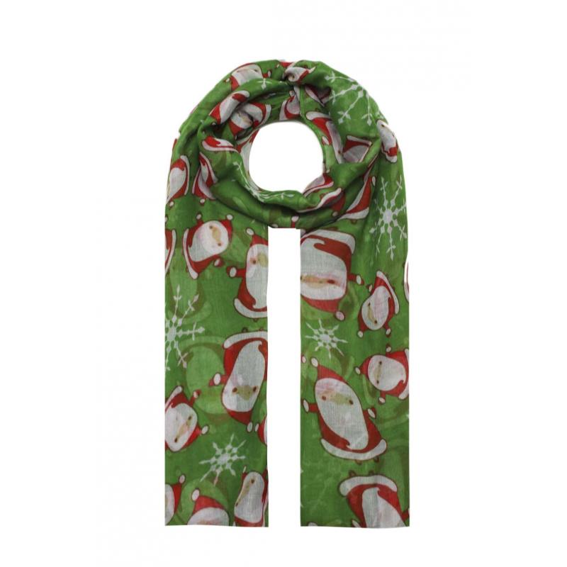 AB1850-394 Multicolour Christmas Theme Scarf