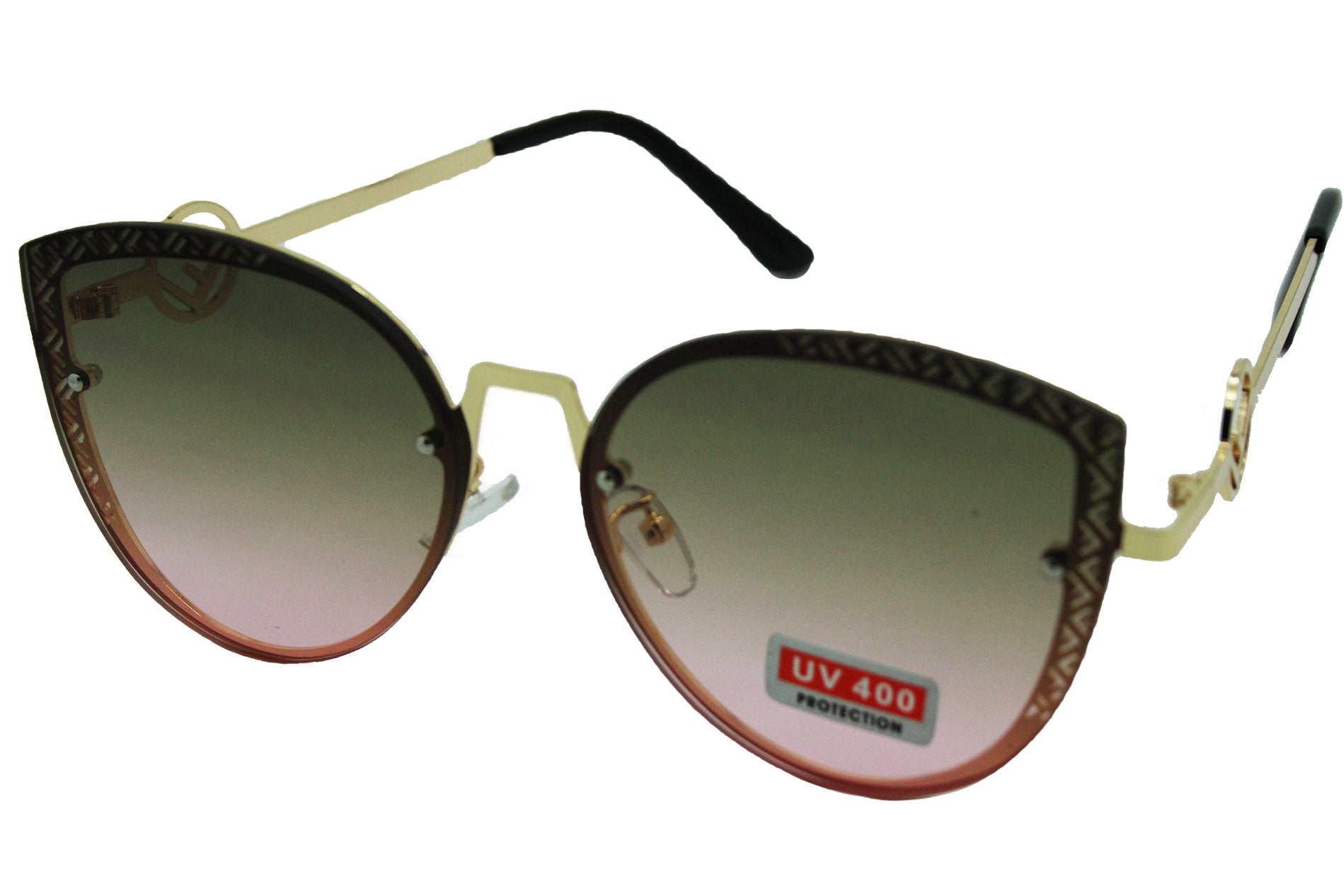 SG20130-211 Ladies Round Cat Eye Sunglasses