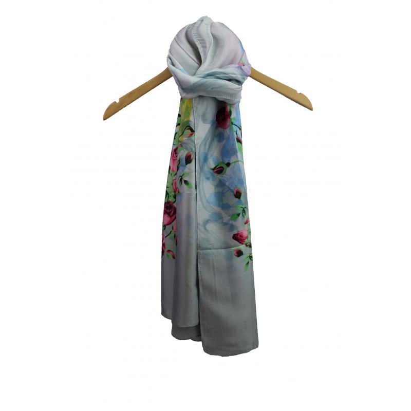 SF1912-053 Summer Rose Pattern Scarf