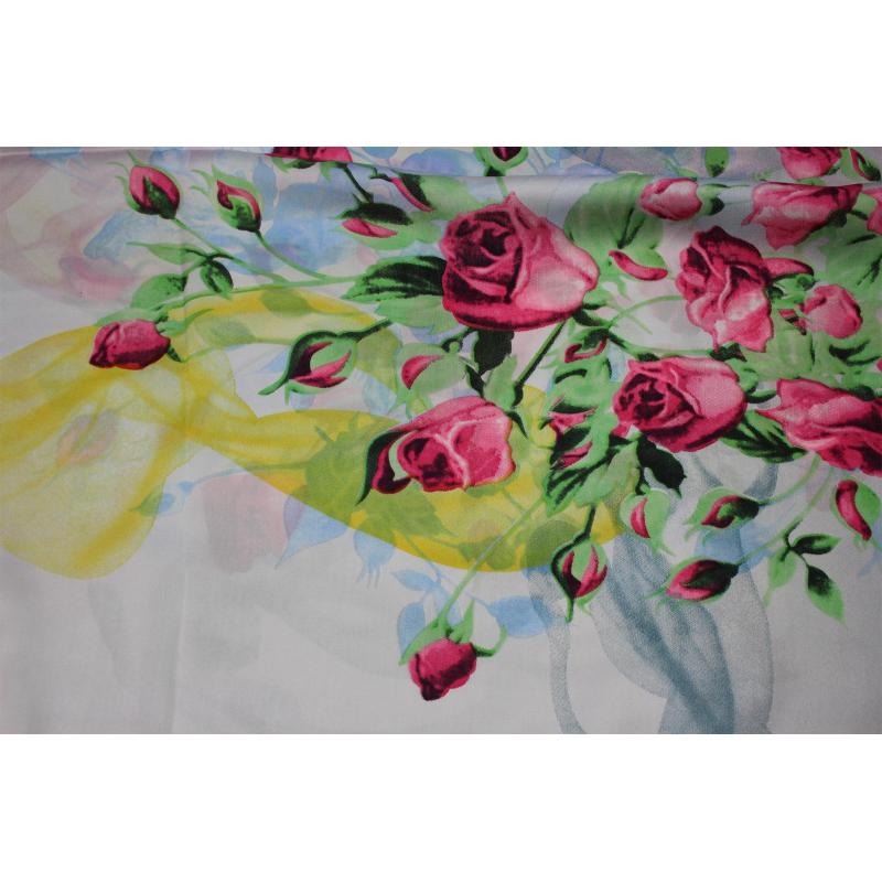 SF1912-053 Summer Rose Pattern Scarf