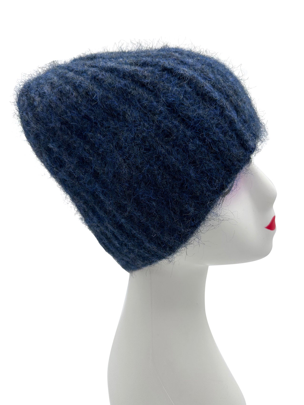 HT23140-865 Solid Colours Plain Ribbed Beanie Hat