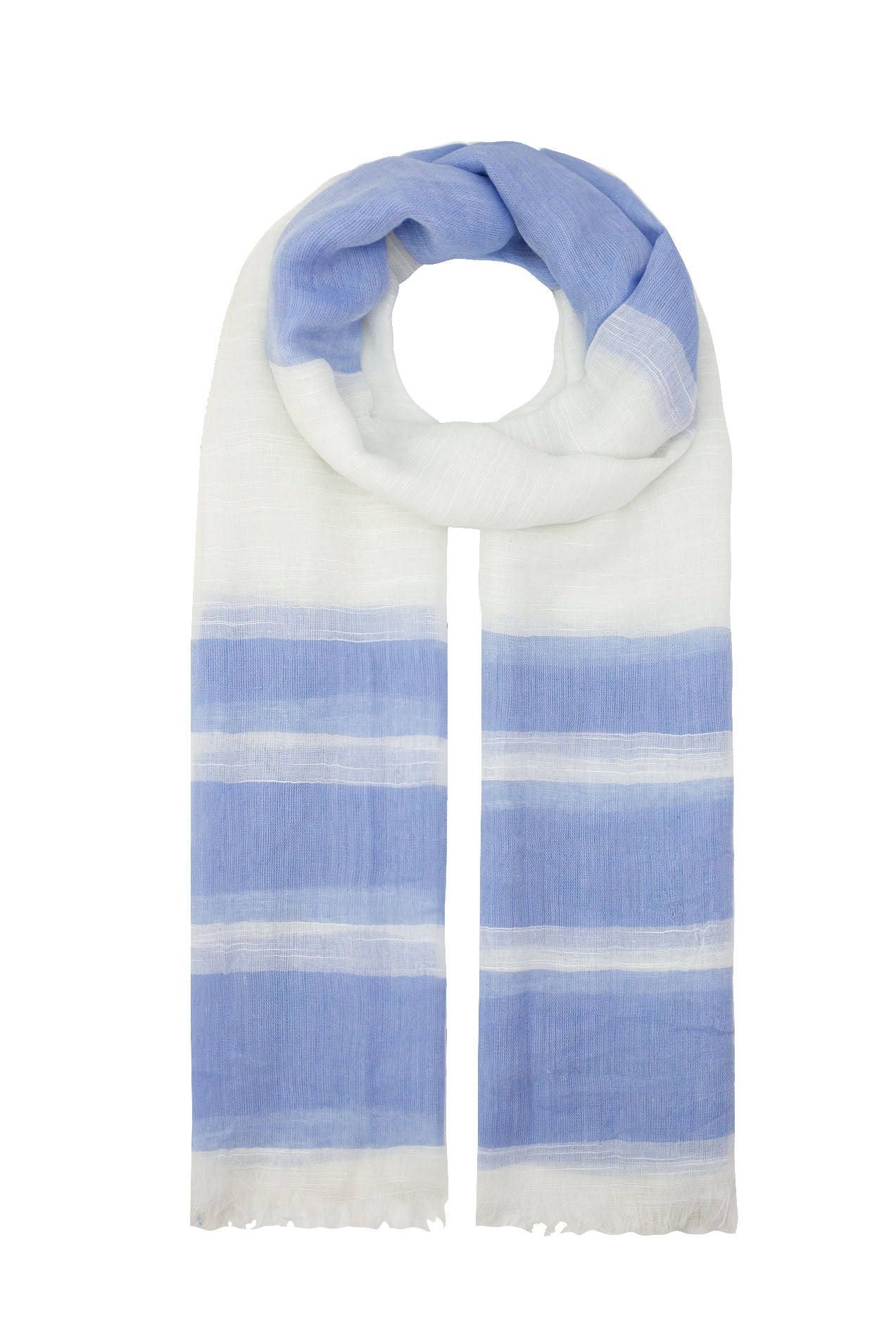 AB1692-9 Viscose Colour Block Pattern Scarf