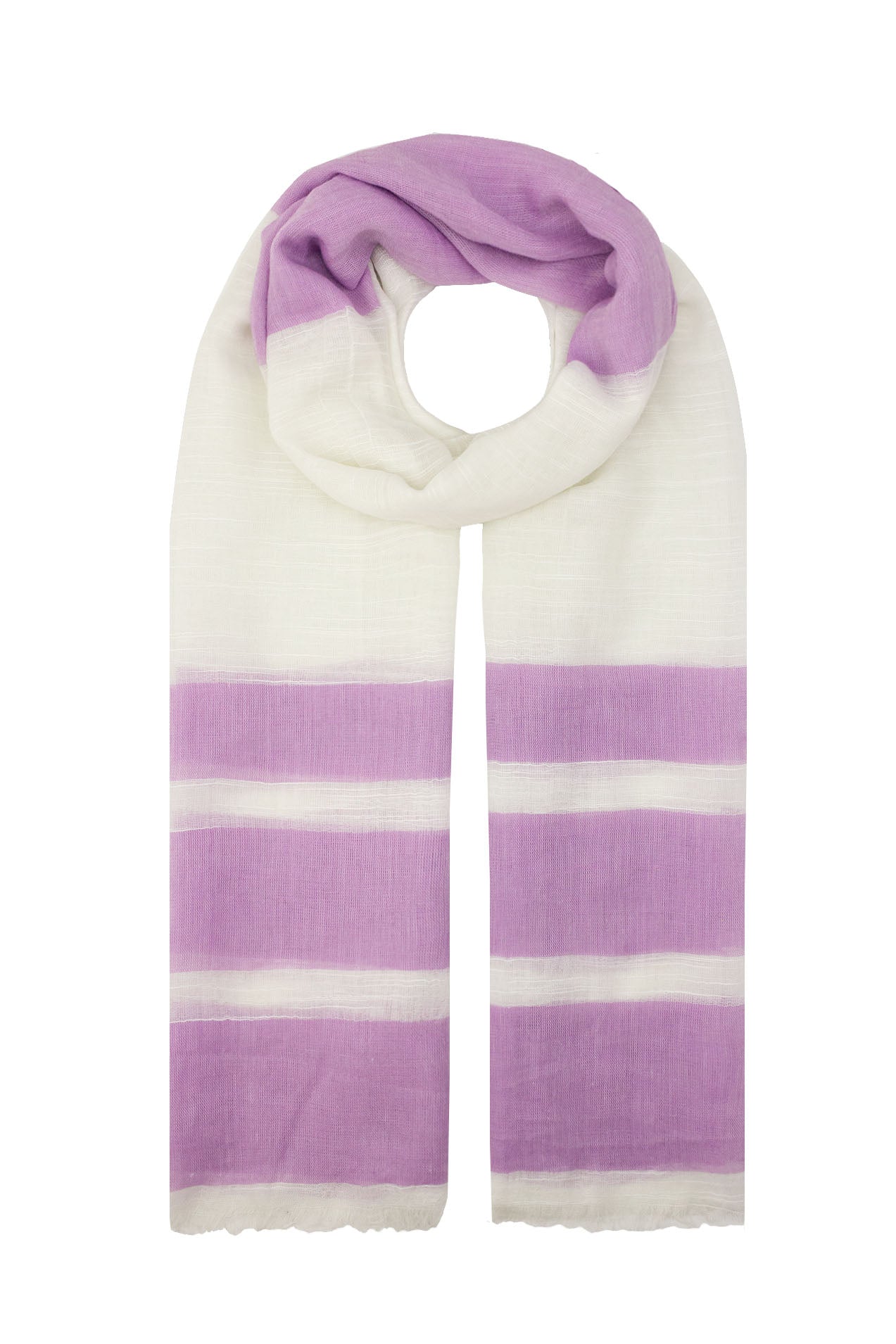 AB1692-9 Viscose Colour Block Pattern Scarf