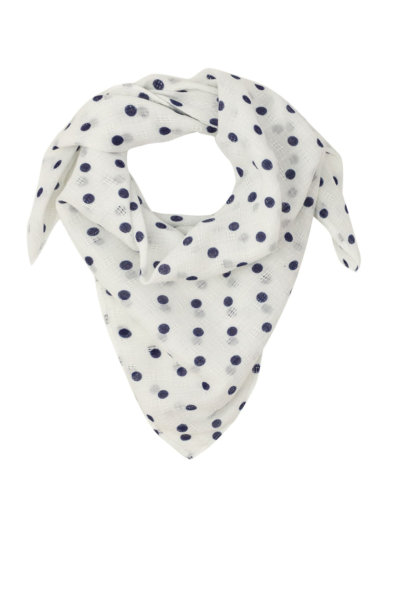 AB1630-26 Small Polka-Dots Print Fashion Scarf