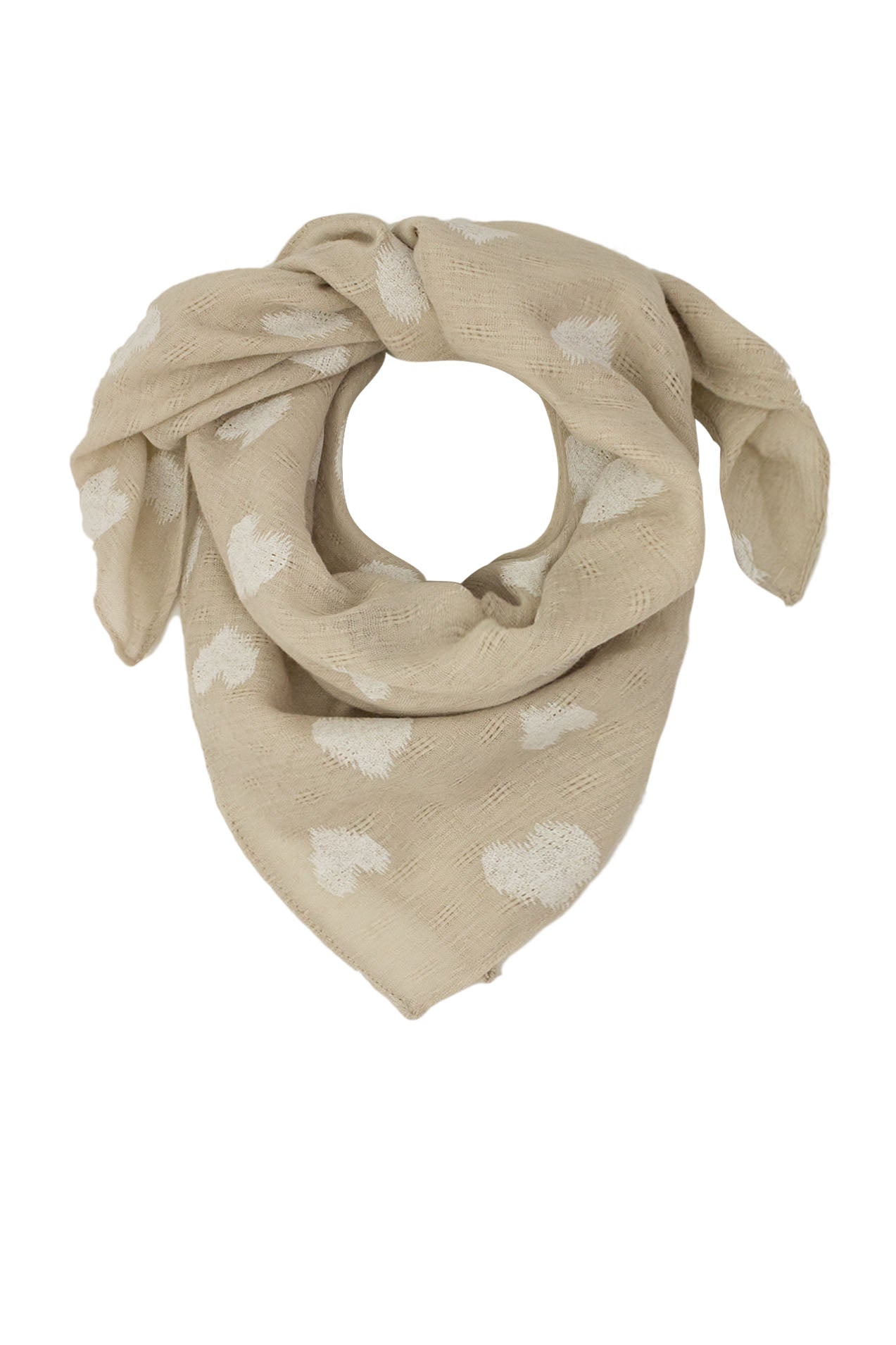 AB1630-25 Small Hearts Print Fashion Scarf