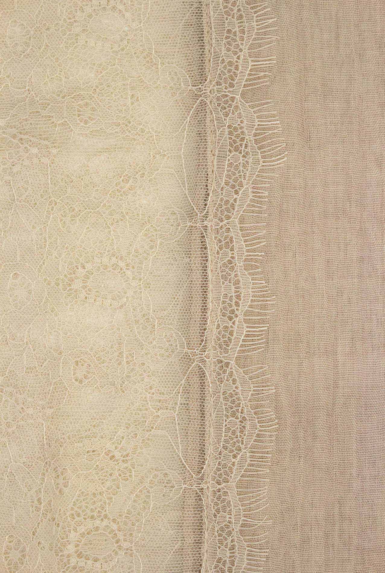 AB1612-3 Lace Trim Viscose Scarf