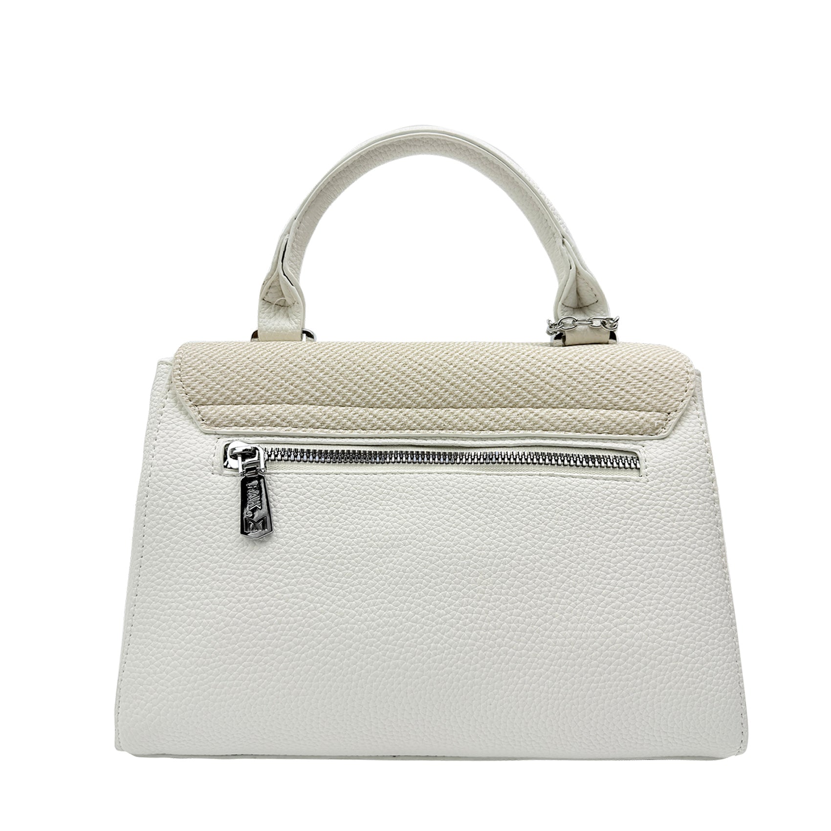 HB25384-167 Fashionable Flaf Over Crossbody Handbag with Charm
