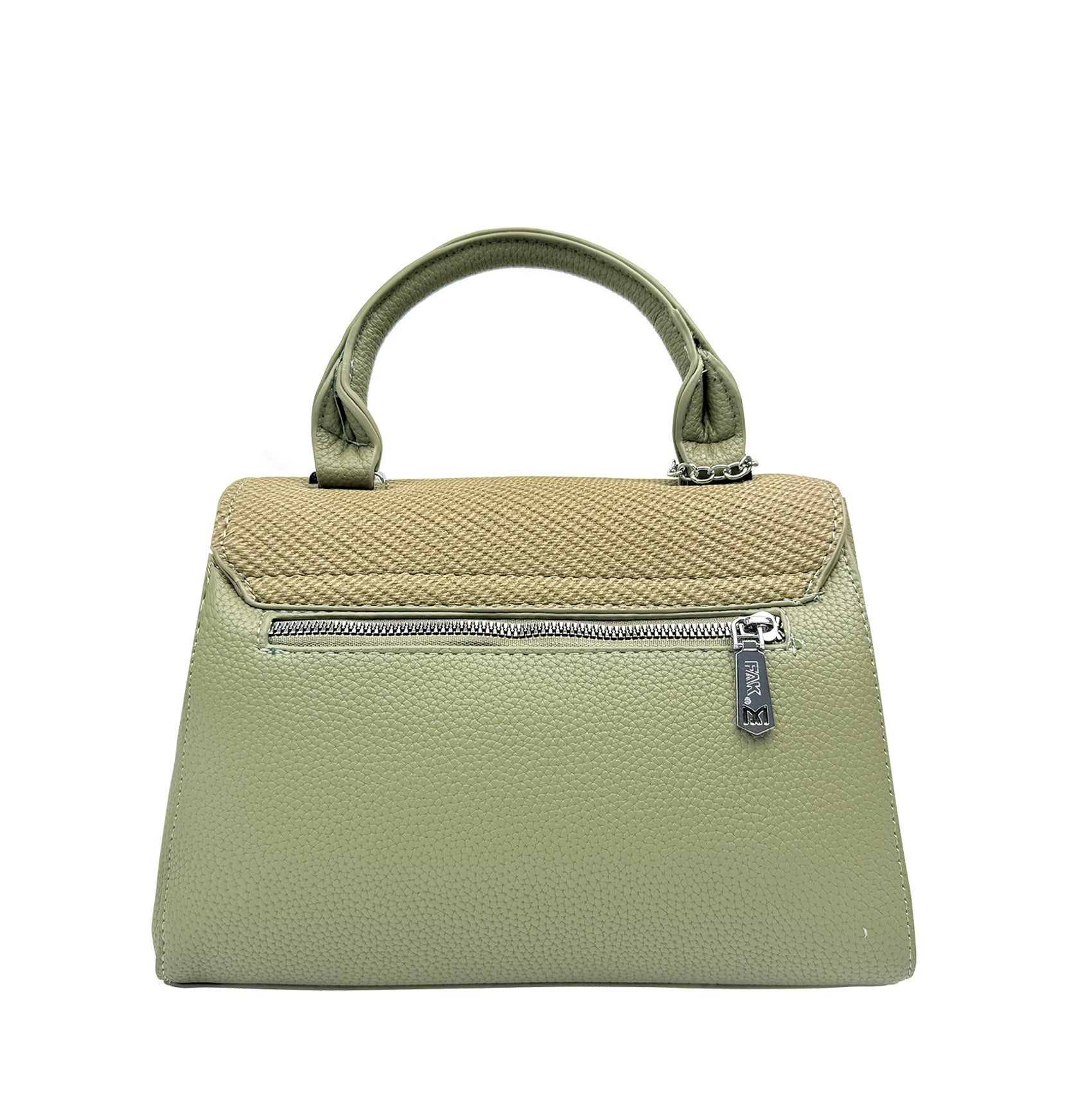 HB25384-167 Fashionable Flaf Over Crossbody Handbag with Charm