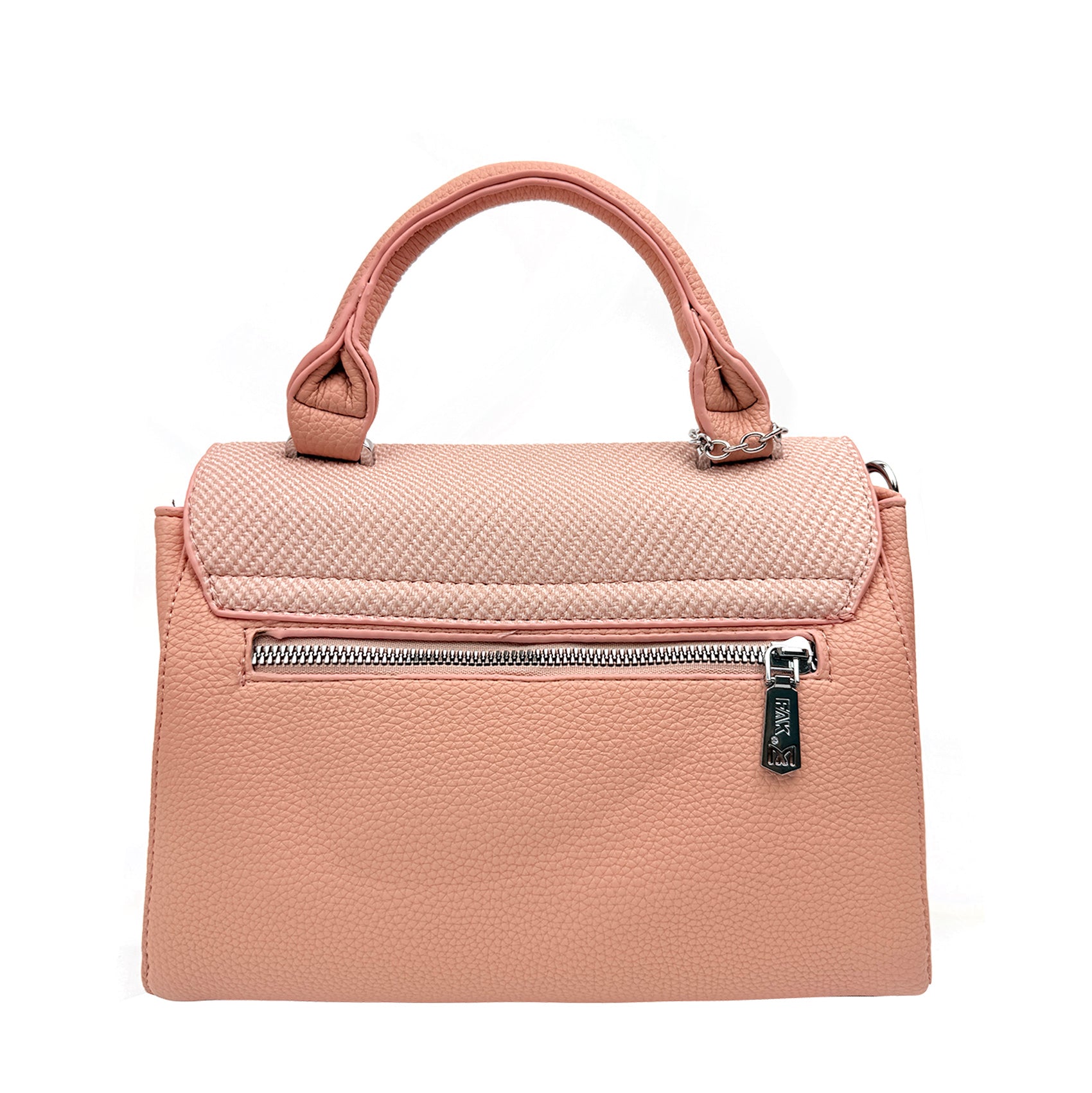 HB25384-167 Fashionable Flaf Over Crossbody Handbag with Charm