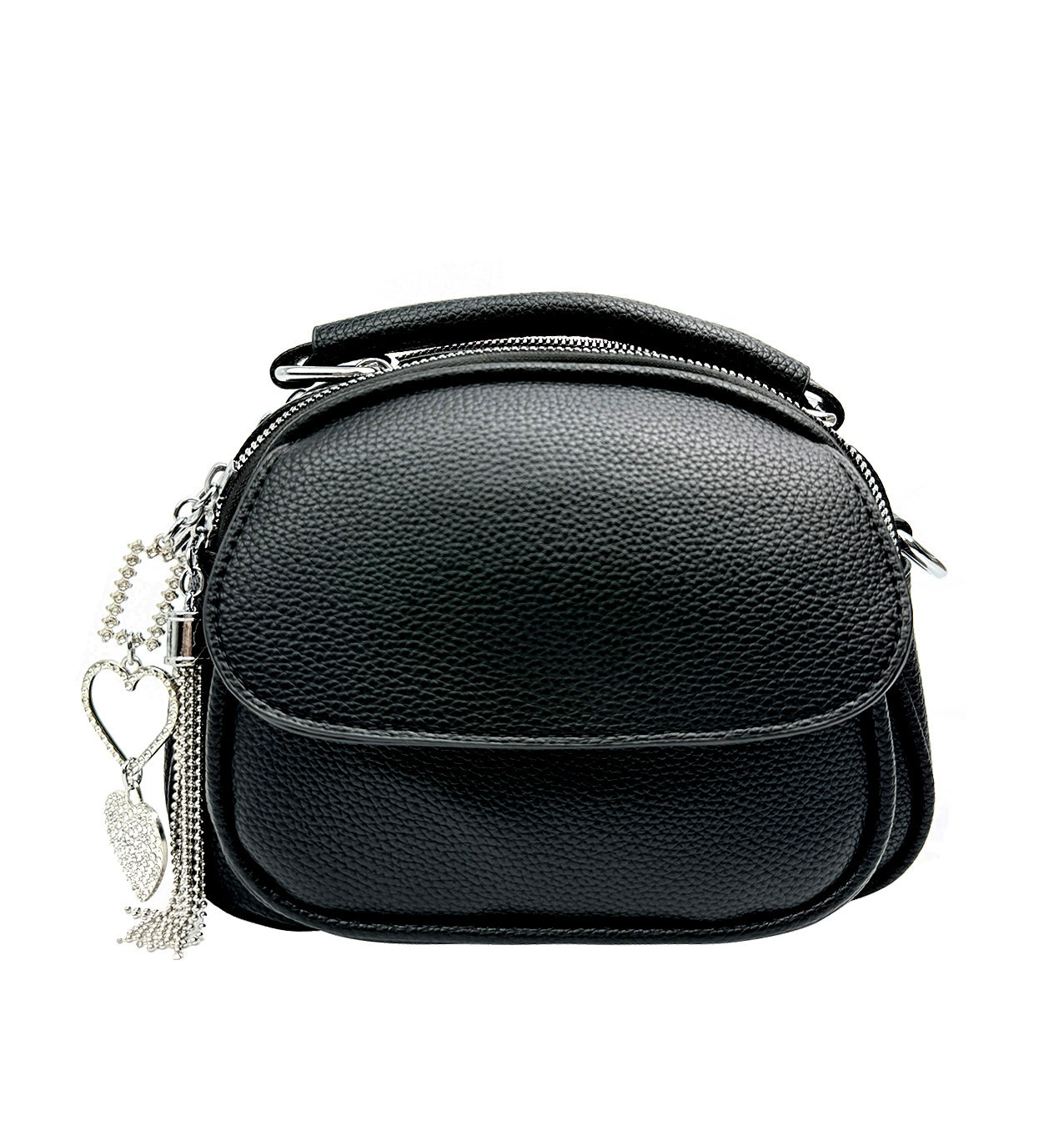 HB25381-163 Small Crossbody Handbag with Charms