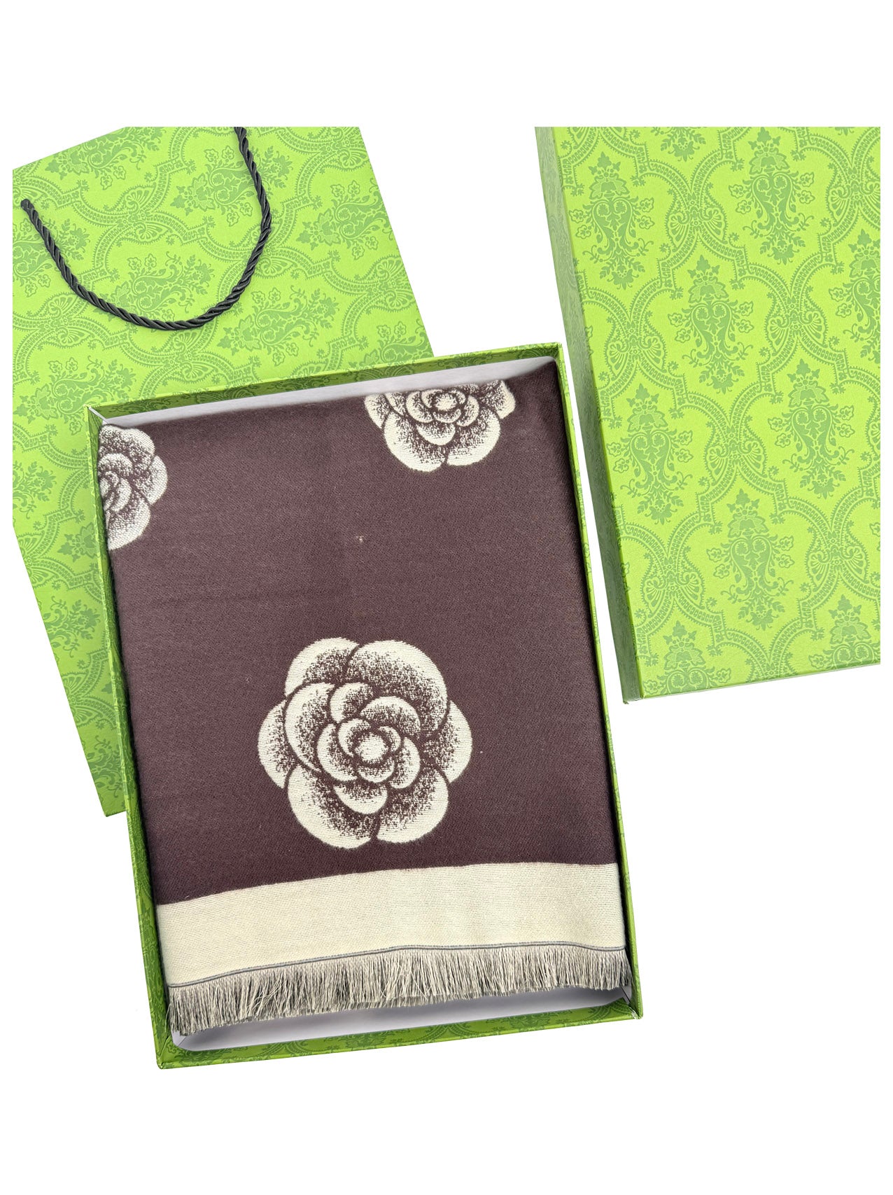 SF25115-218 Elegant Floral Printing Scarf