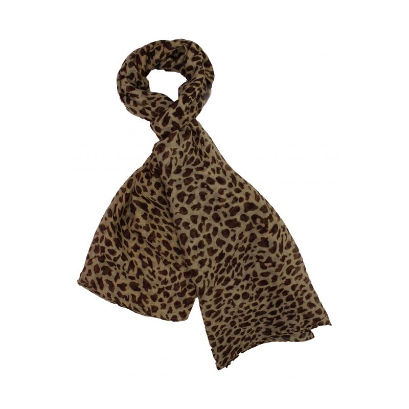 SF1852-515 Viscose Leopard Print Scarf