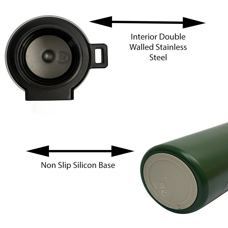 BT25175-4 Stainless Steel Sports Bottle for Hot & Cold Drinks with Straw
