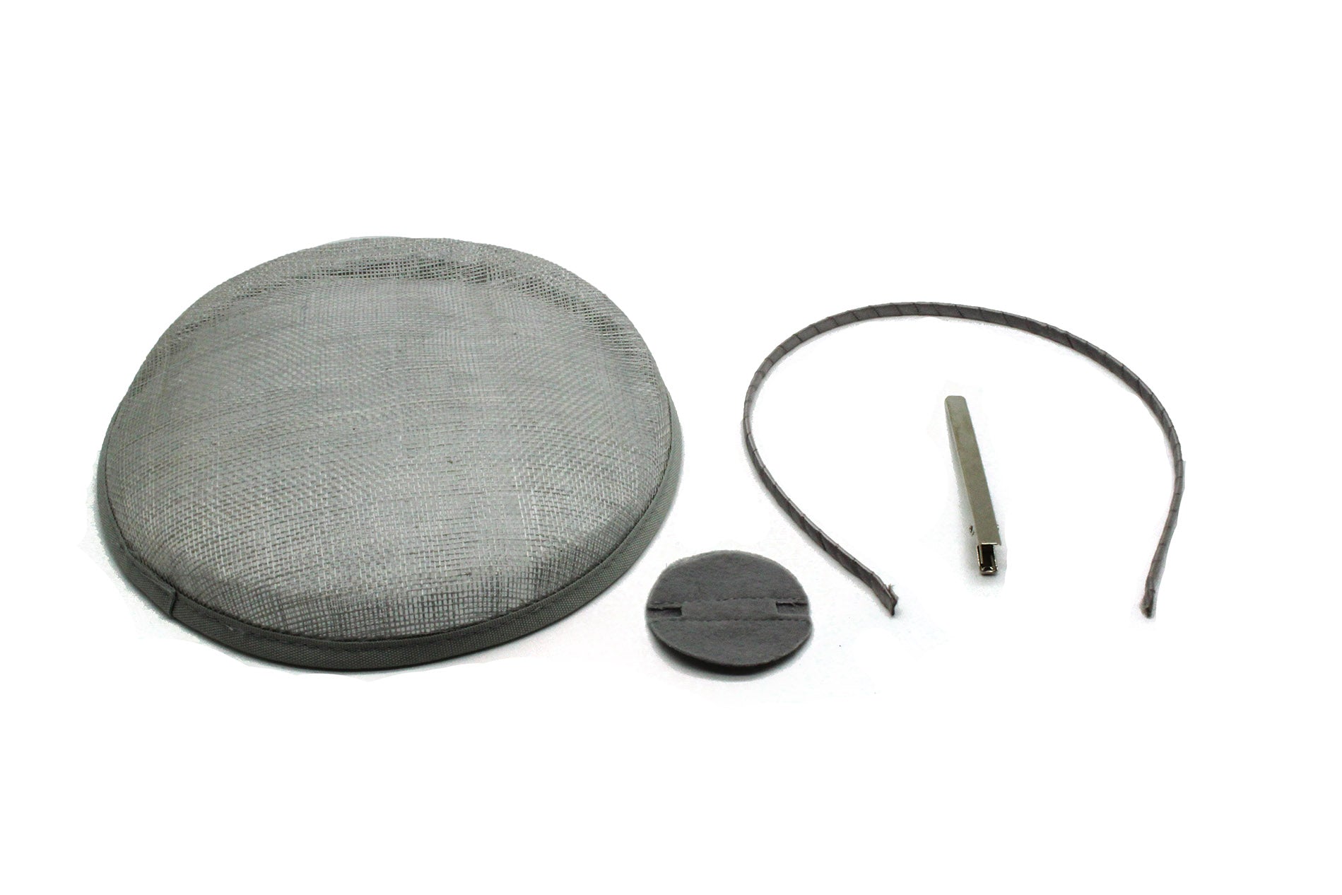SFM1079 Circular Pillbox Sinamay Fascinator Base Set (4 in 1)