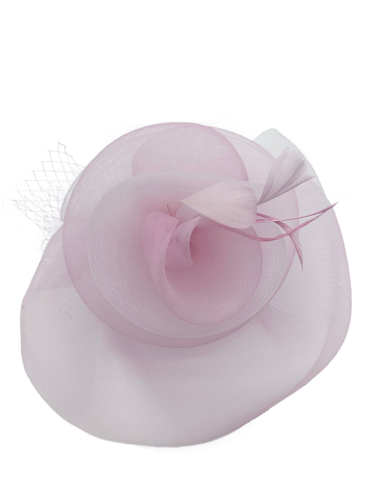 FT3145 Spiral Twirled Duo Tone Sinamay Fascinator