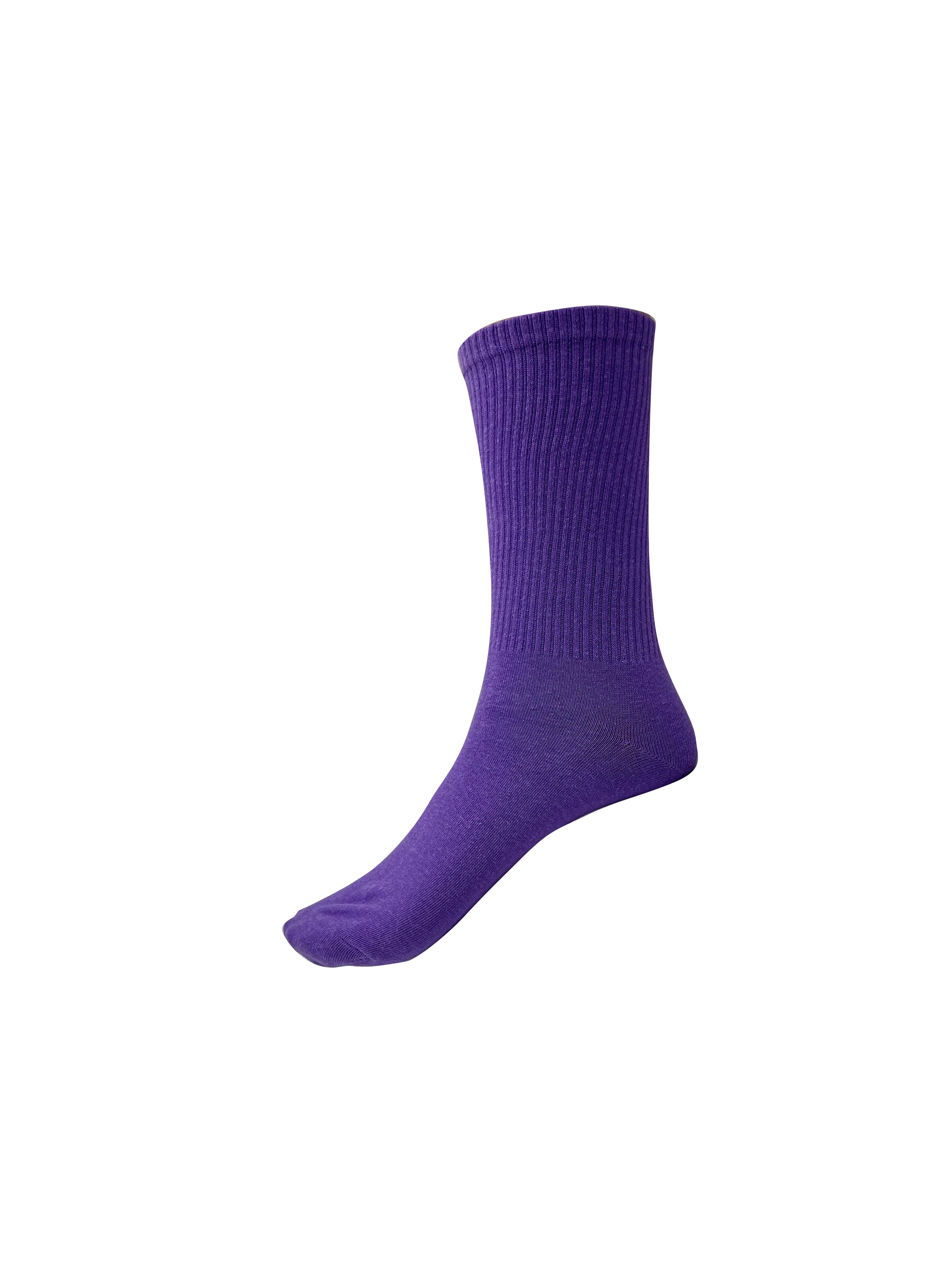 SK23310-988 Plain Cotton Socks