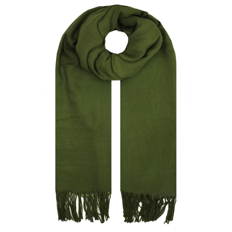 SF1990-127 Plain Colour Scarf with Tassels