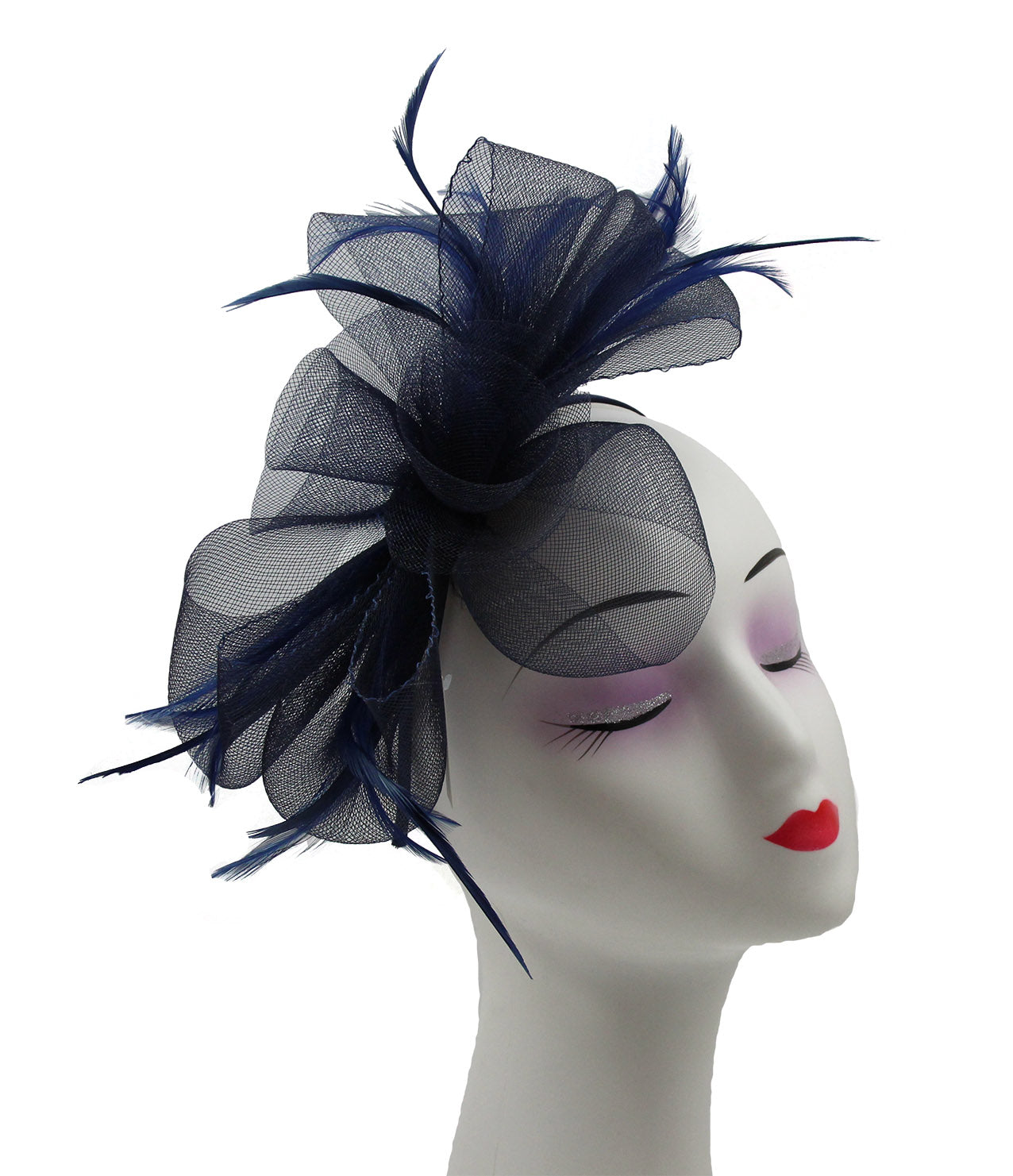 FT2060-015 Large Folded Bow Knot Fascinator