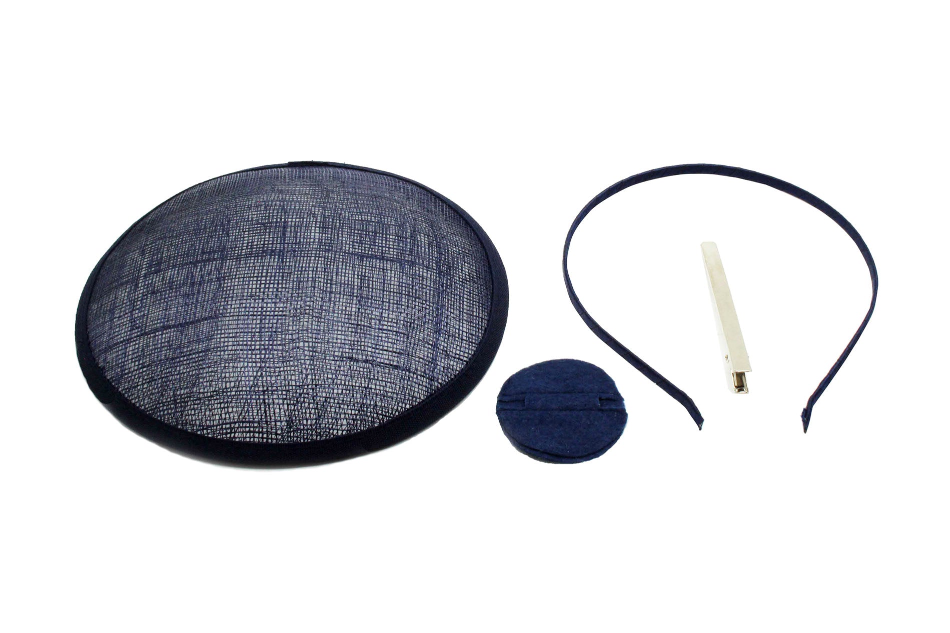 SFM1004 Small Circular Disc Shaped Fascinator Base Set (4 in 1)
