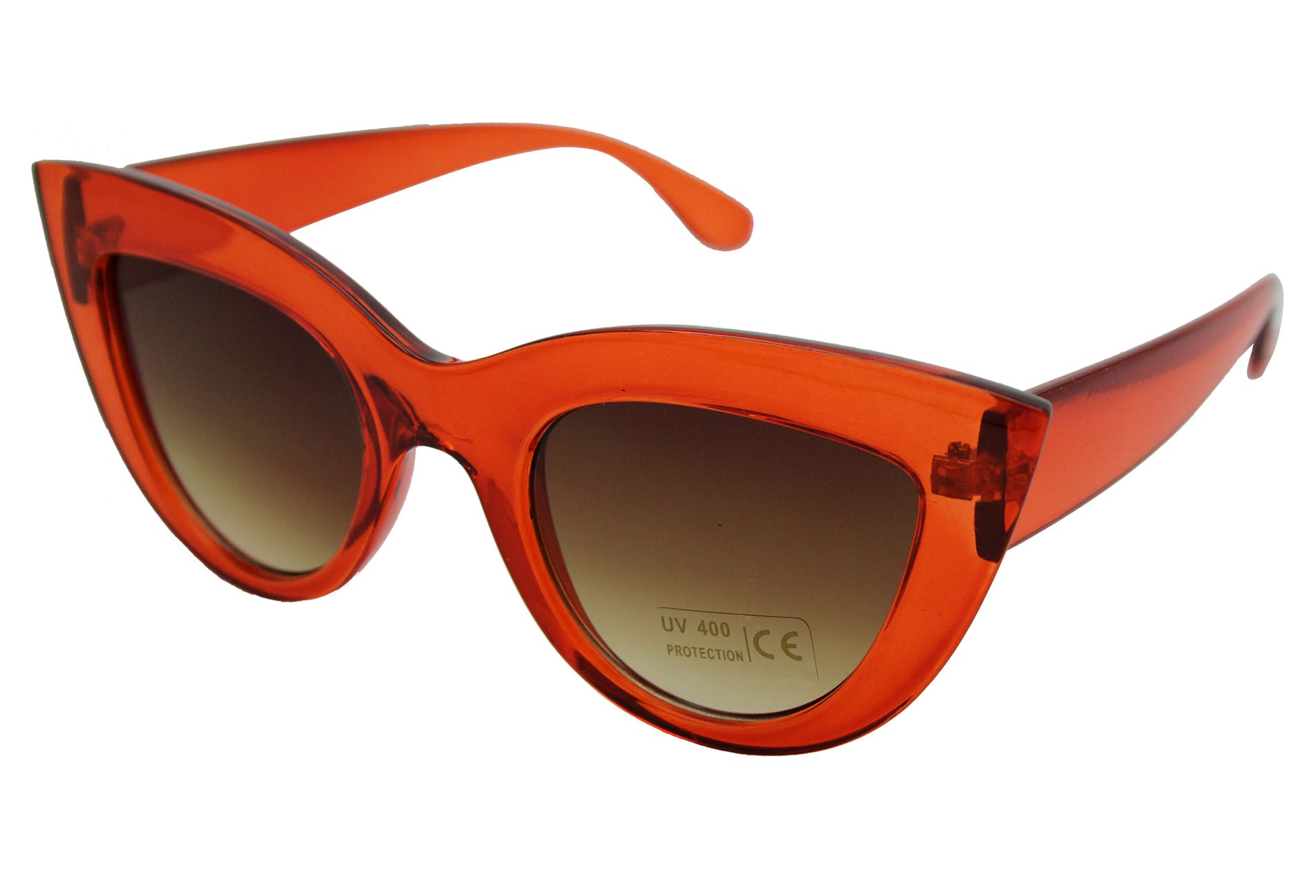 SG2045-204 Ladies Cat-eye Rim Coloured Sunglasses