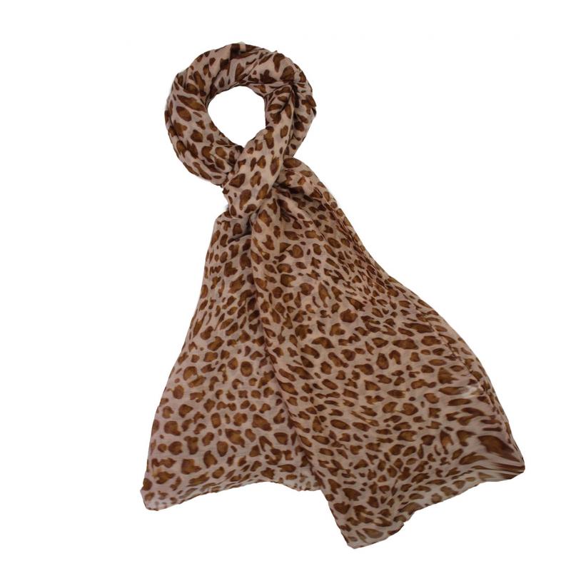 SF1852-515 Viscose Leopard Print Scarf