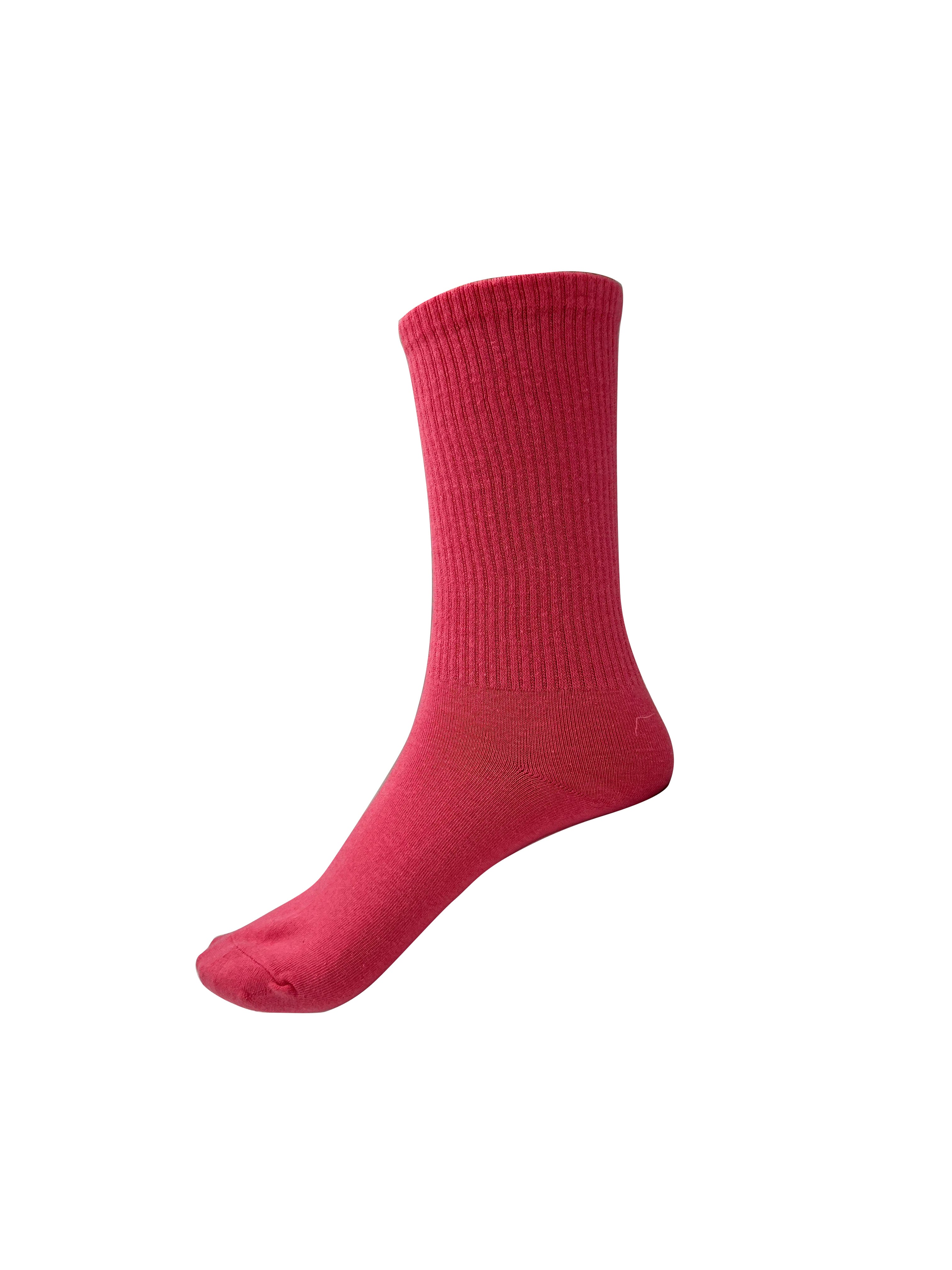 SK23310-988 Plain Cotton Socks