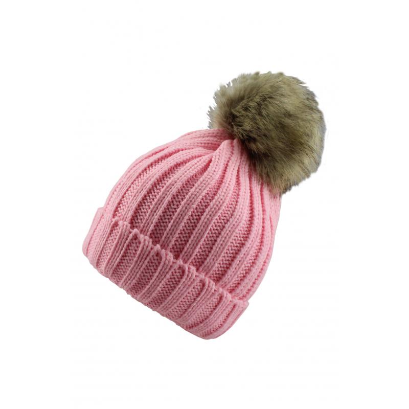 AB-15 Faux Fur Children's Pompom Hat