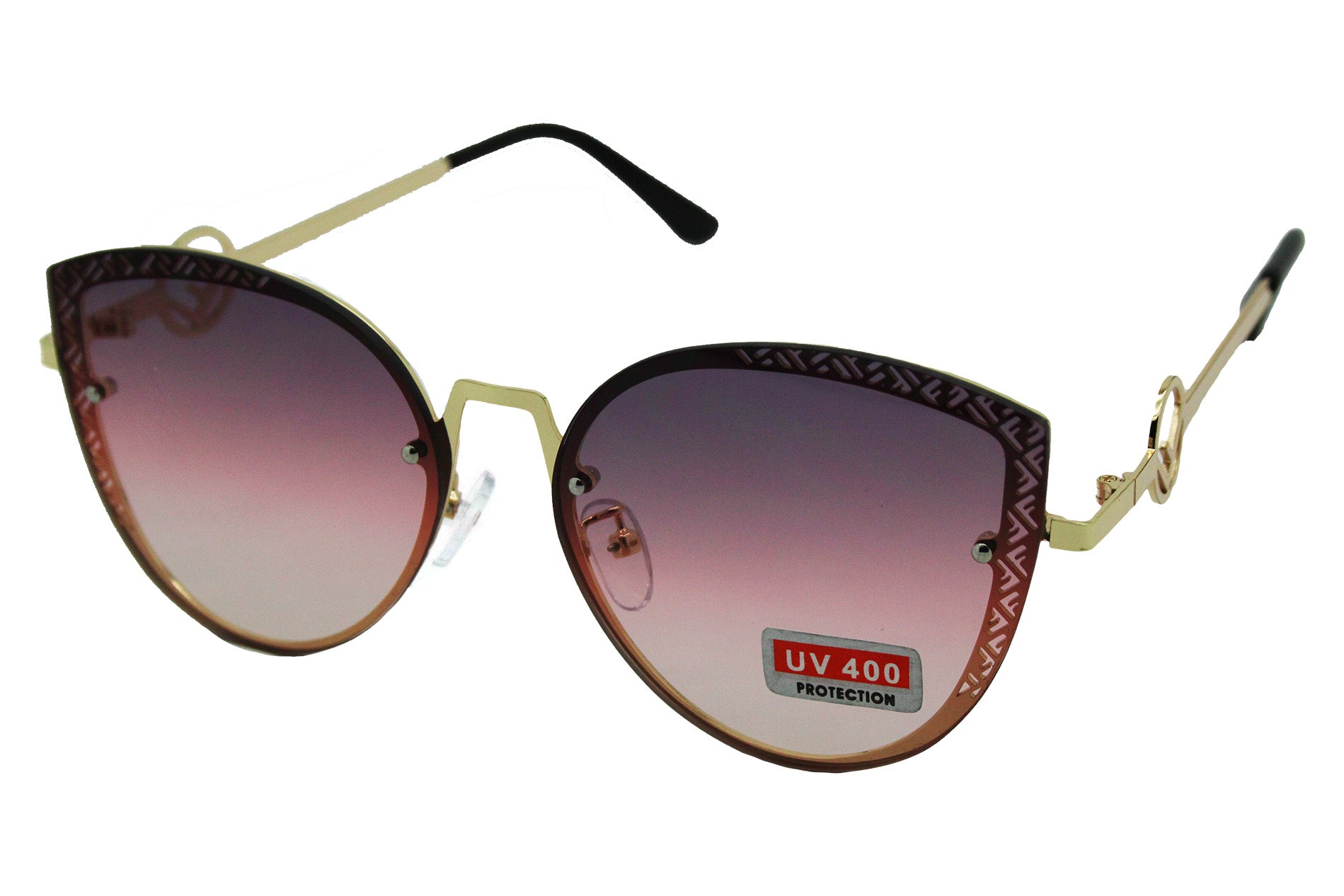 SG20130-211 Ladies Round Cat Eye Sunglasses