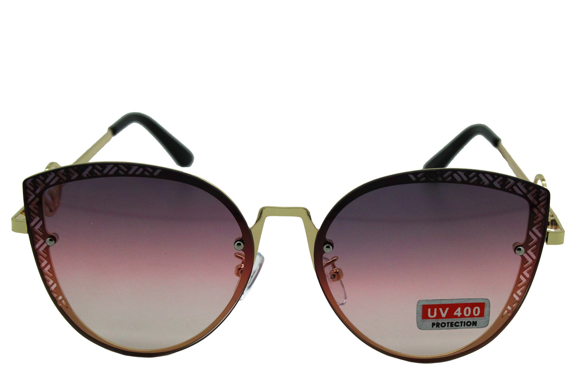 SG20130-211 Ladies Round Cat Eye Sunglasses