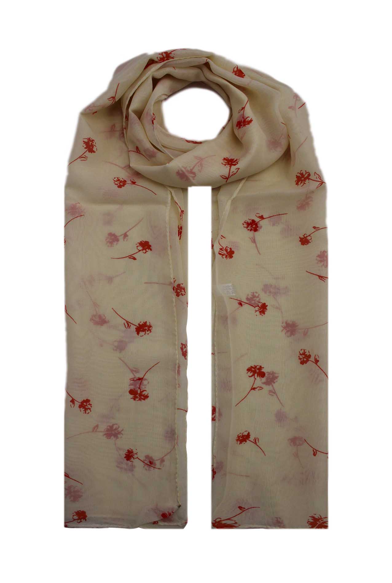 AB1833-1 Floral Print Scarf