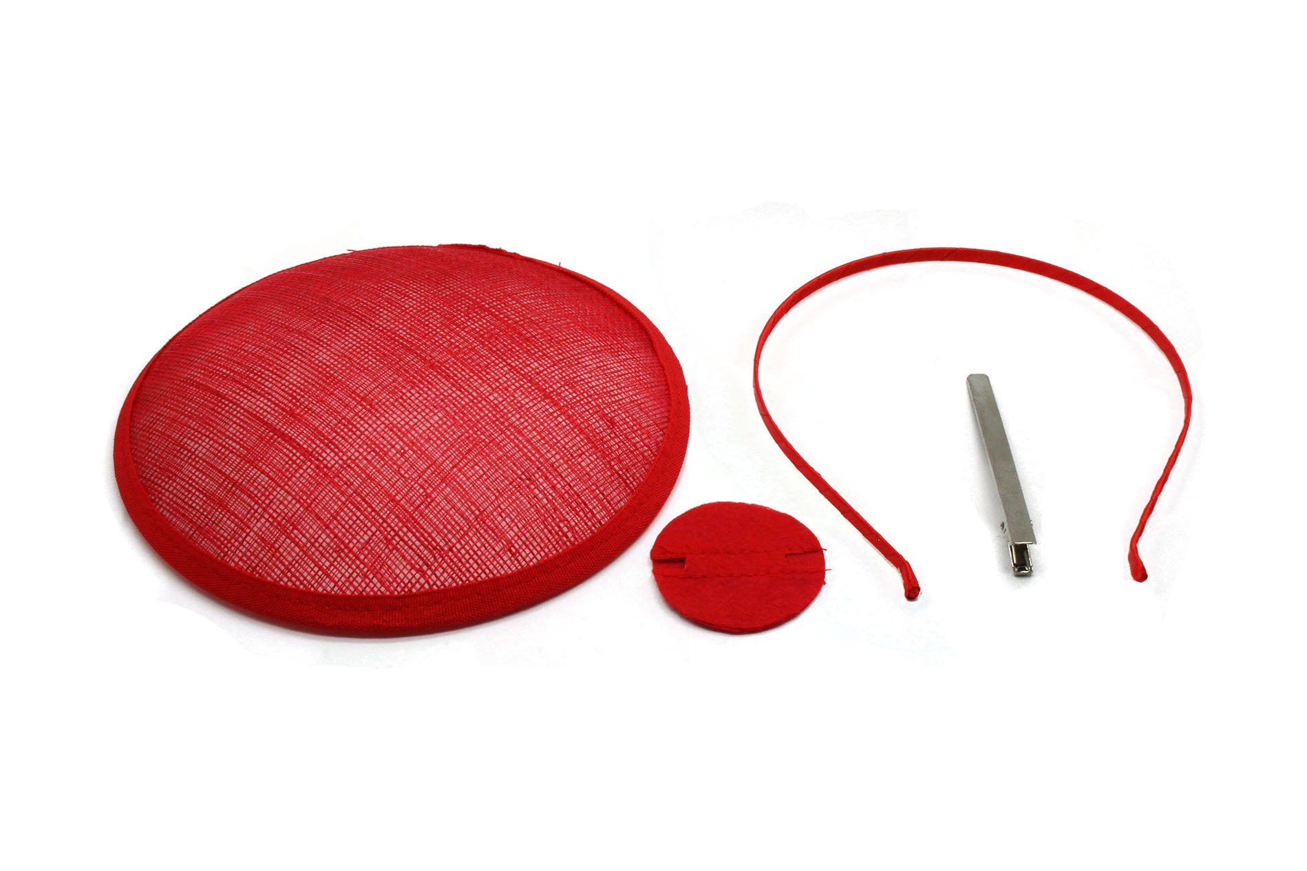SFM1004 Small Circular Disc Shaped Fascinator Base Set (4 in 1)