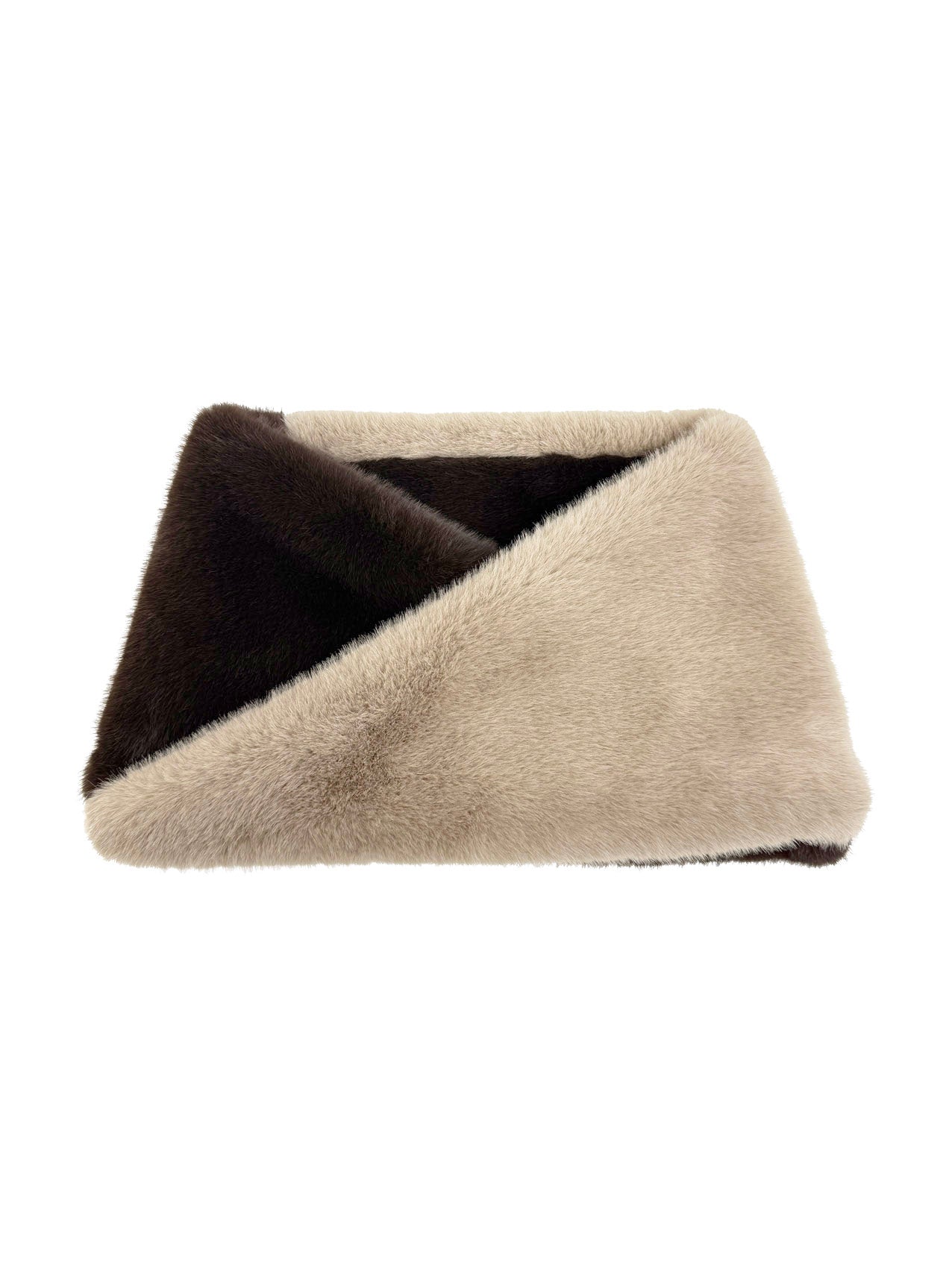 SD25135-336 Twin Colour Fluffy Cosy Snood