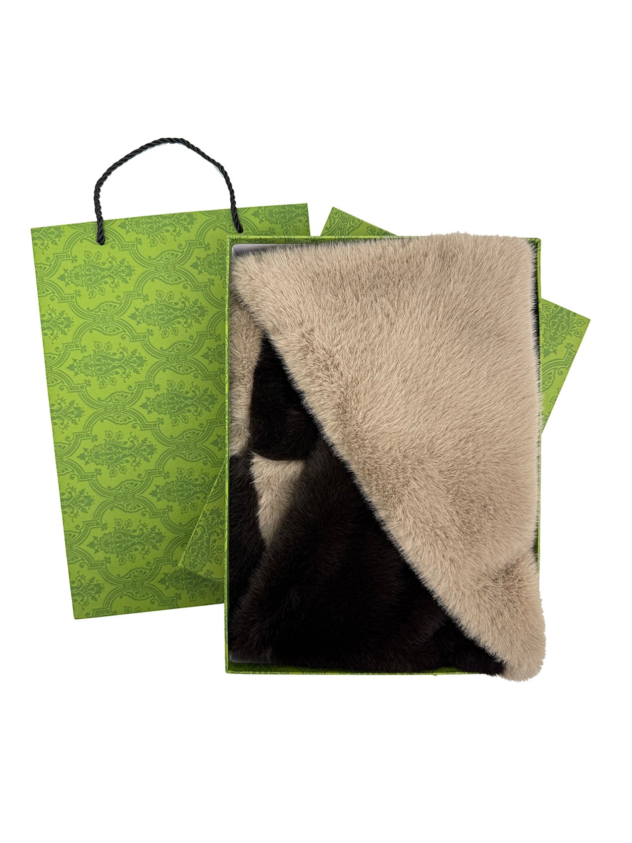 SD25135-336 Twin Colour Fluffy Cosy Snood
