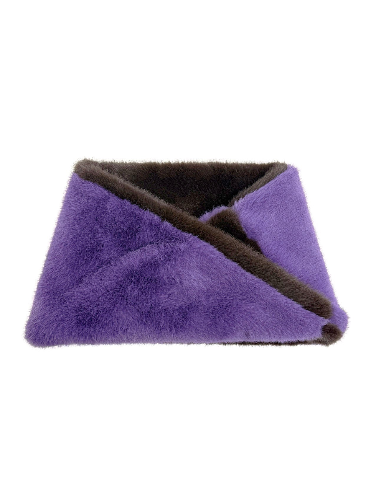 SD25135-336 Twin Colour Fluffy Cosy Snood