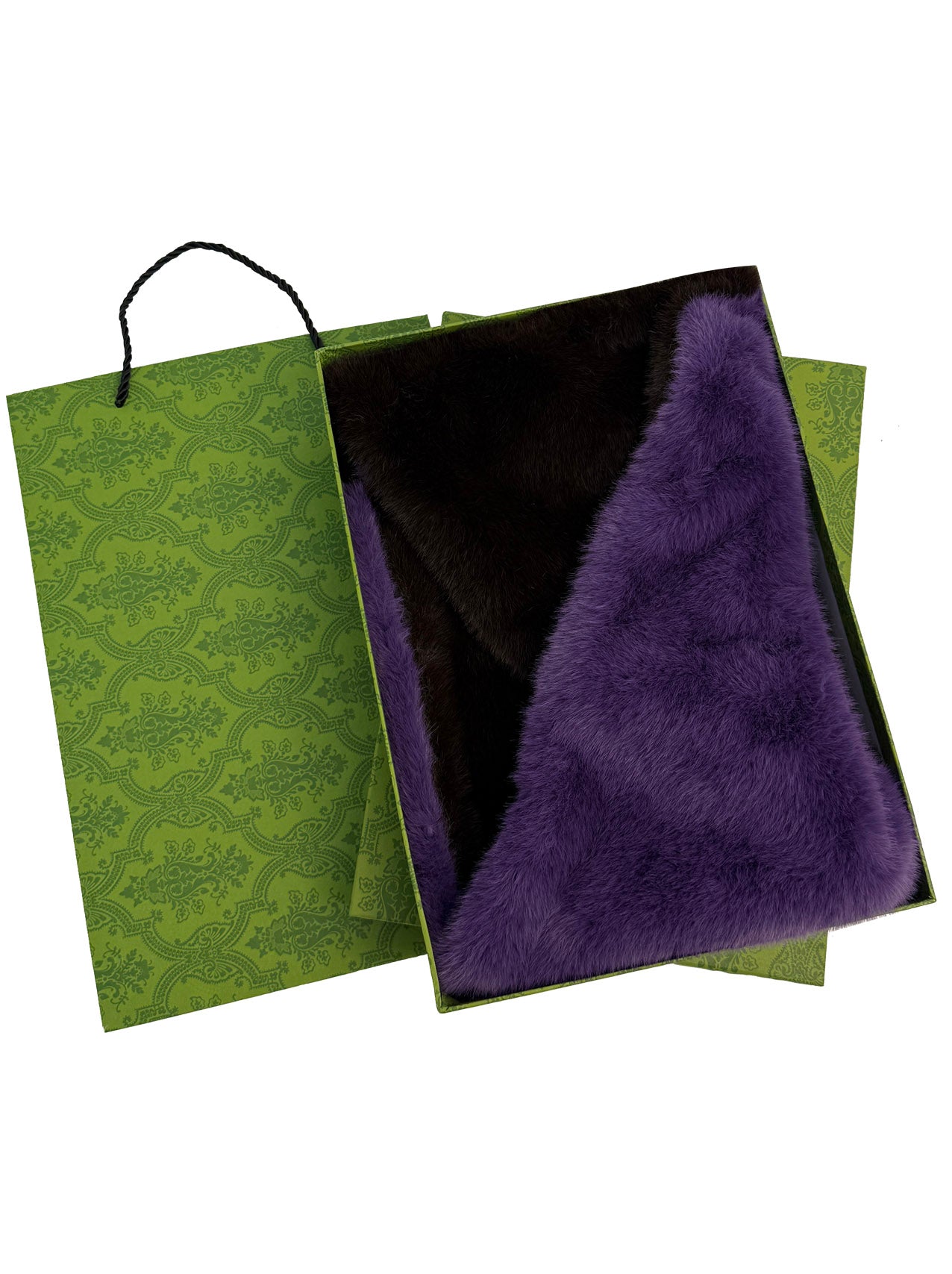 SD25135-336 Twin Colour Fluffy Cosy Snood