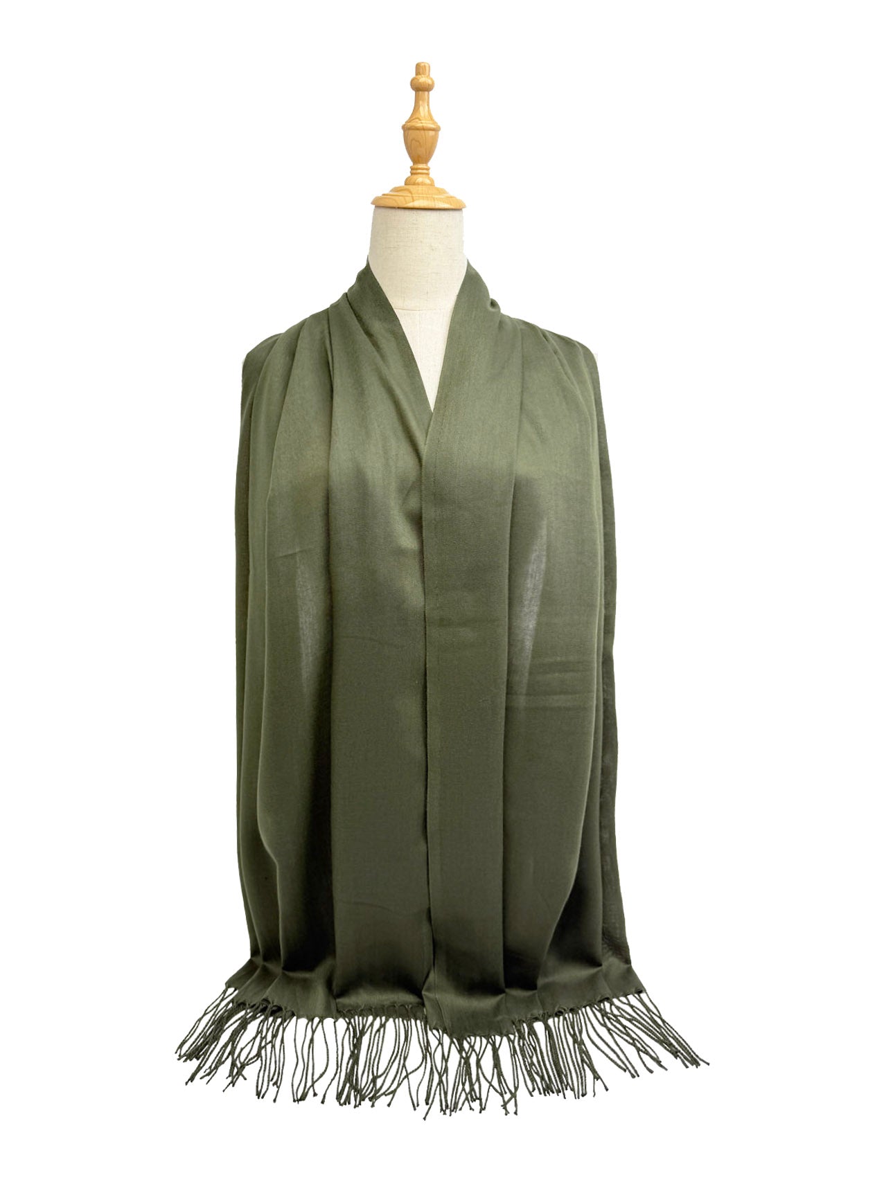 SF1963-061 Plain Colour Winter Scarf with Tassels