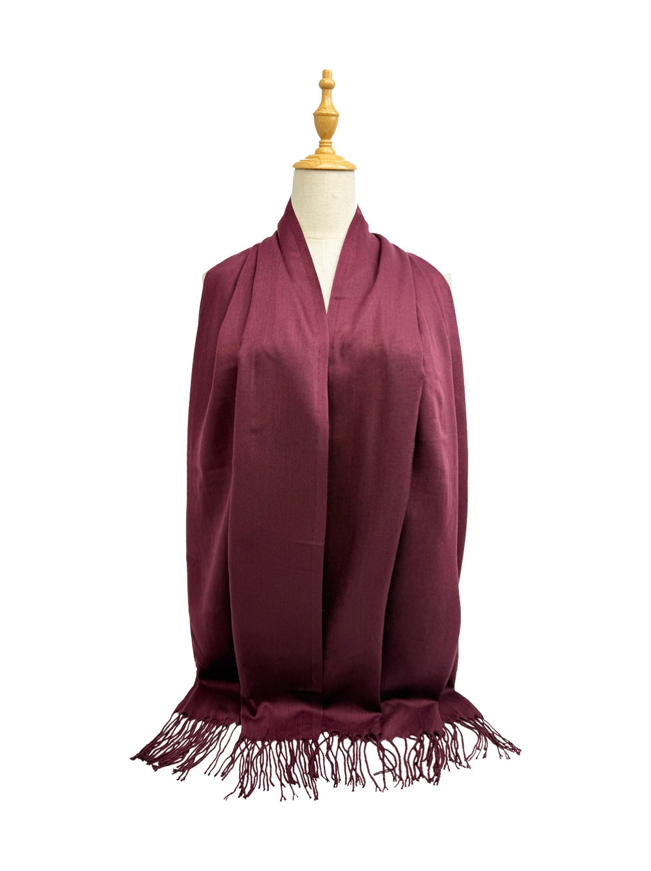 SF1963-061 Plain Colour Winter Scarf with Tassels