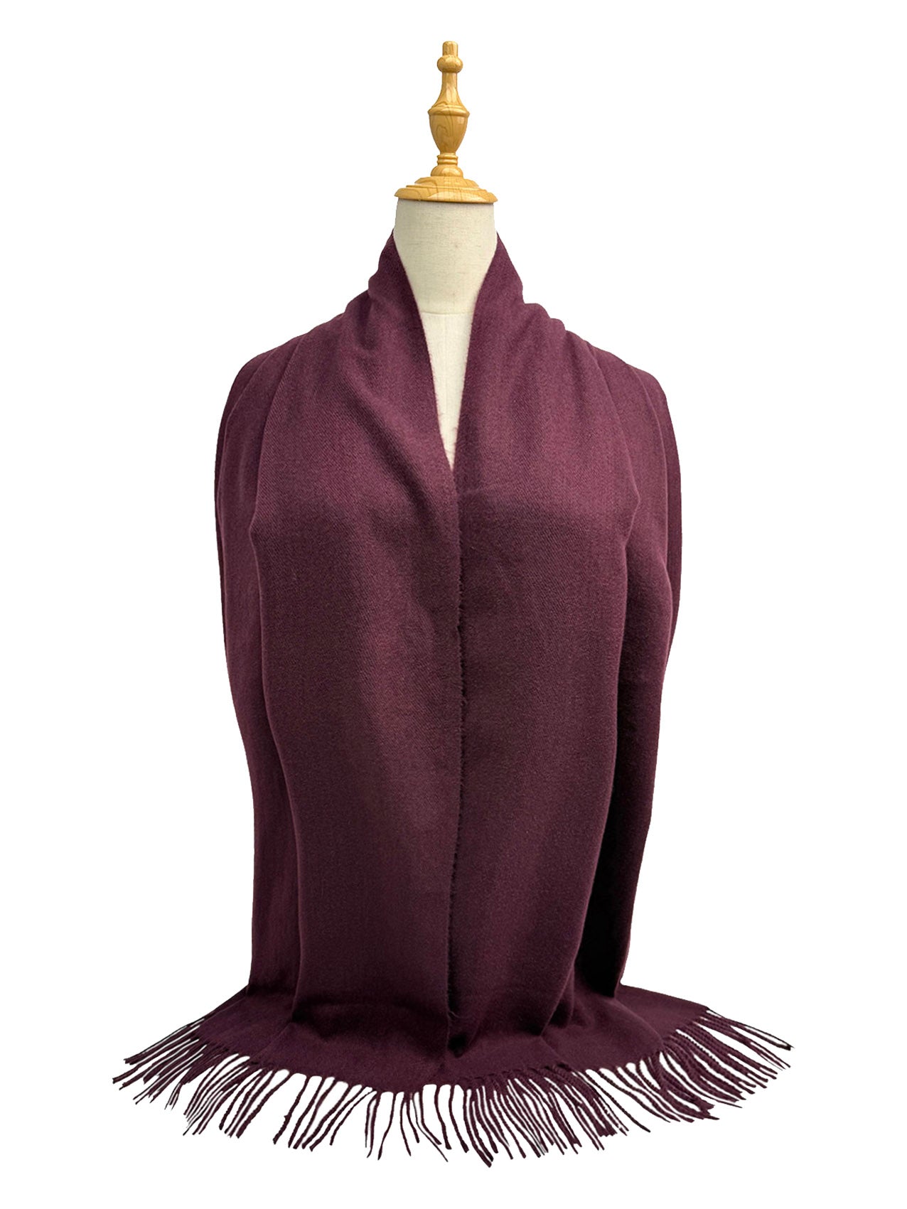 SF1990-127 Plain Colour Scarf with Tassels