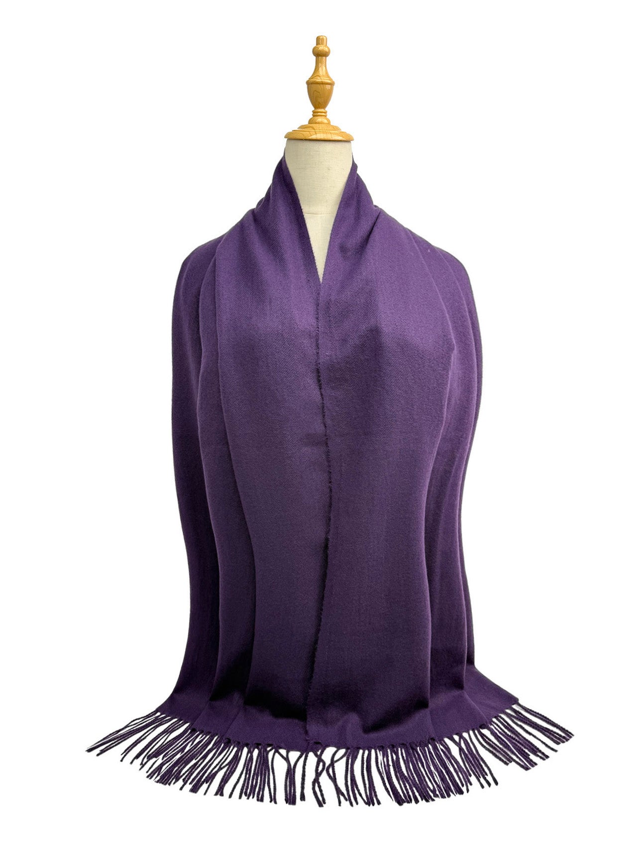 SF1990-127 Plain Colour Scarf with Tassels