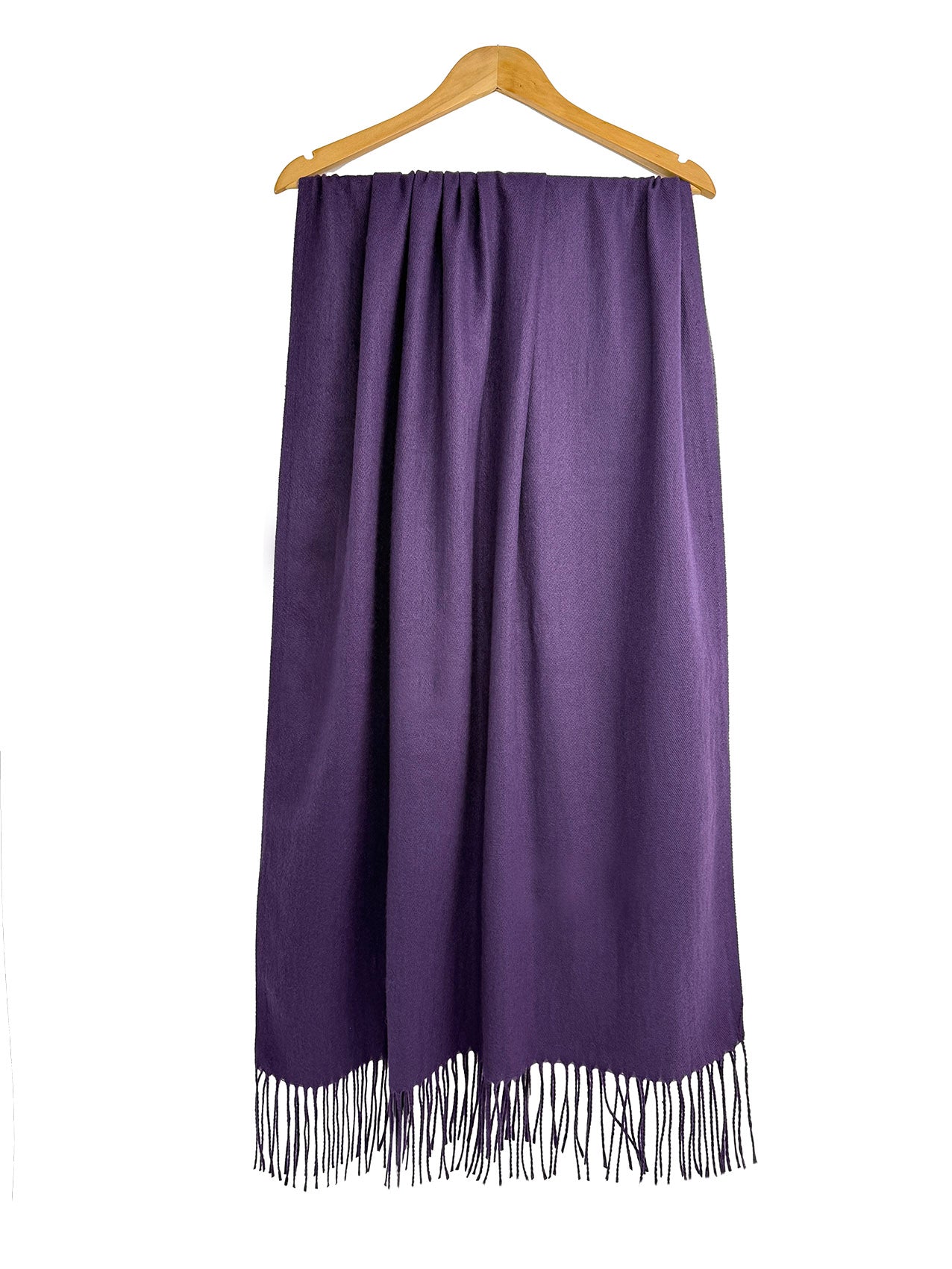 SF1990-127 Plain Colour Scarf with Tassels