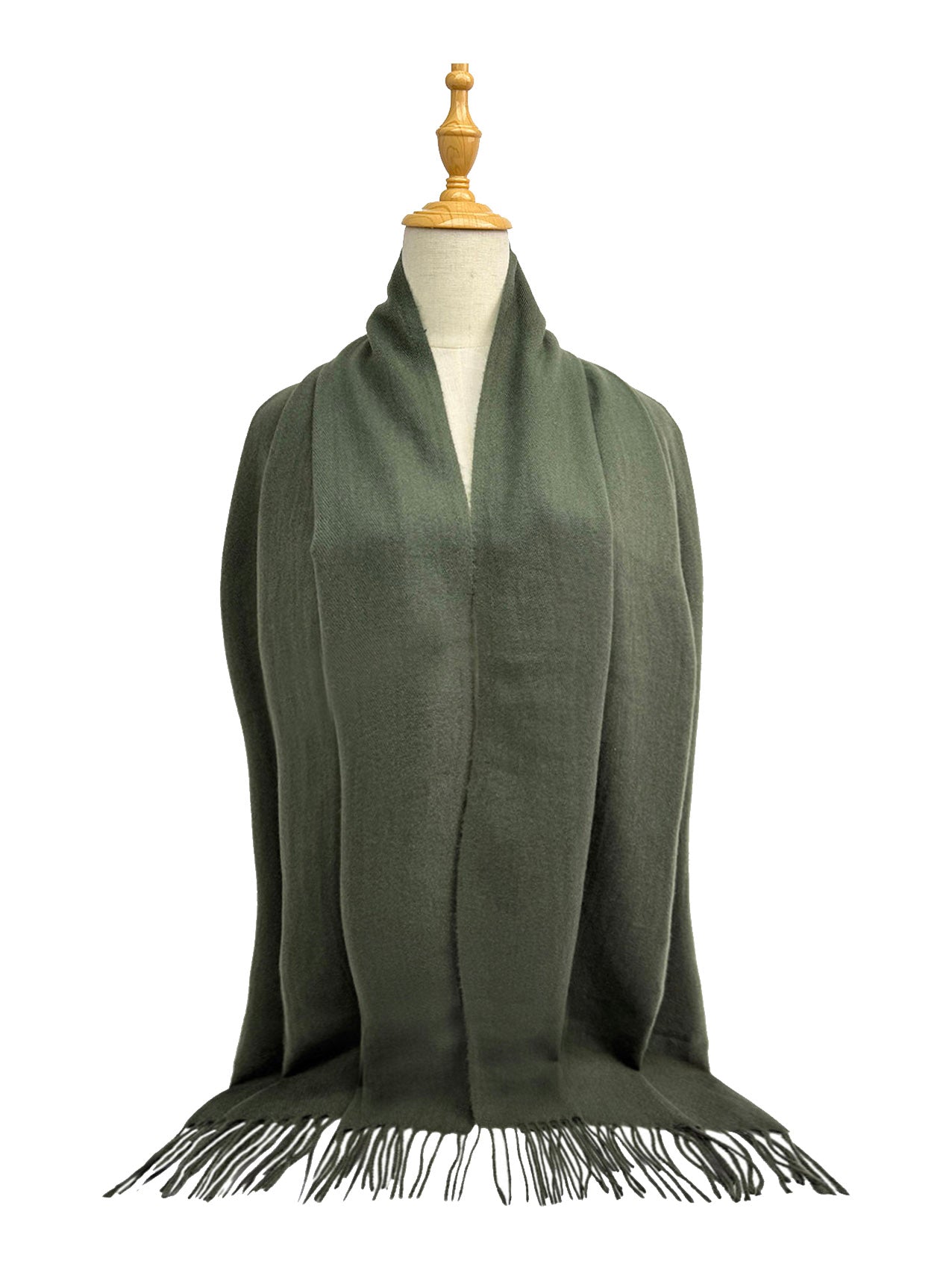 SF1990-127 Plain Colour Scarf with Tassels