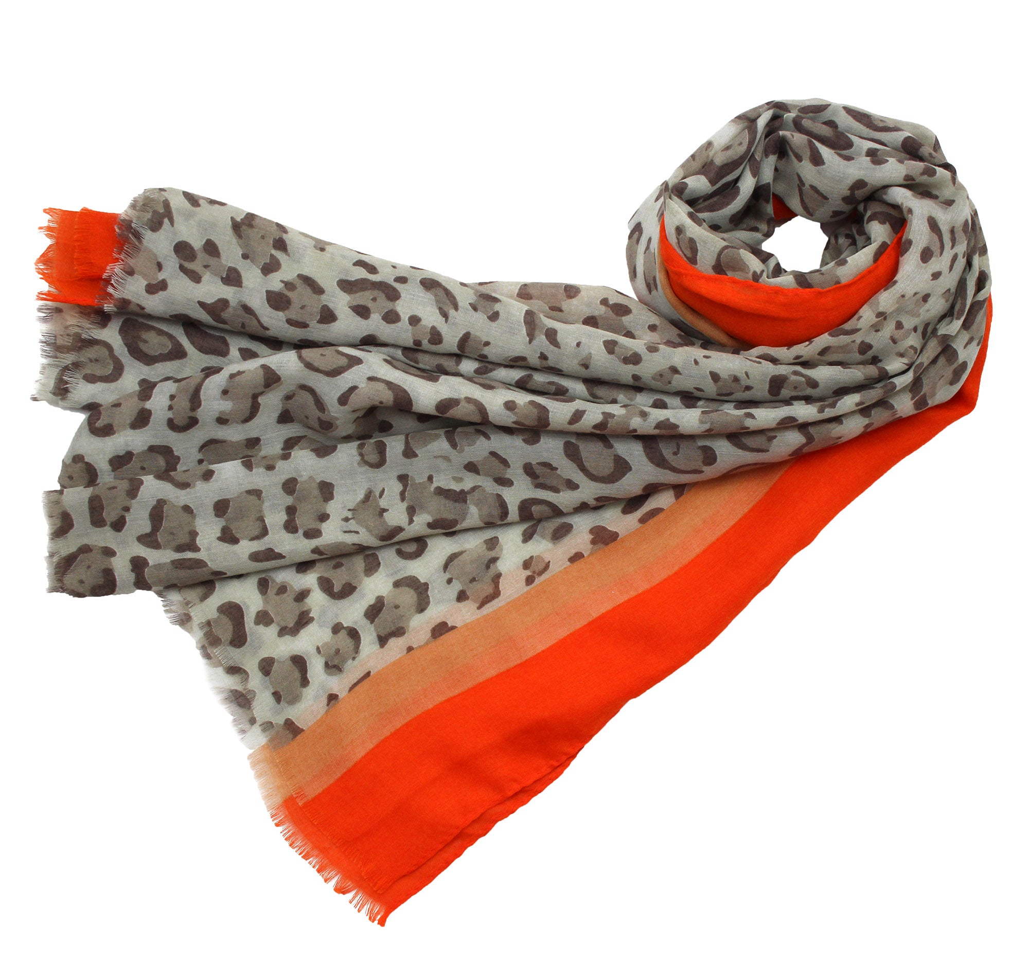 SF1995-040 Vibrant leopard Pattern Scarf