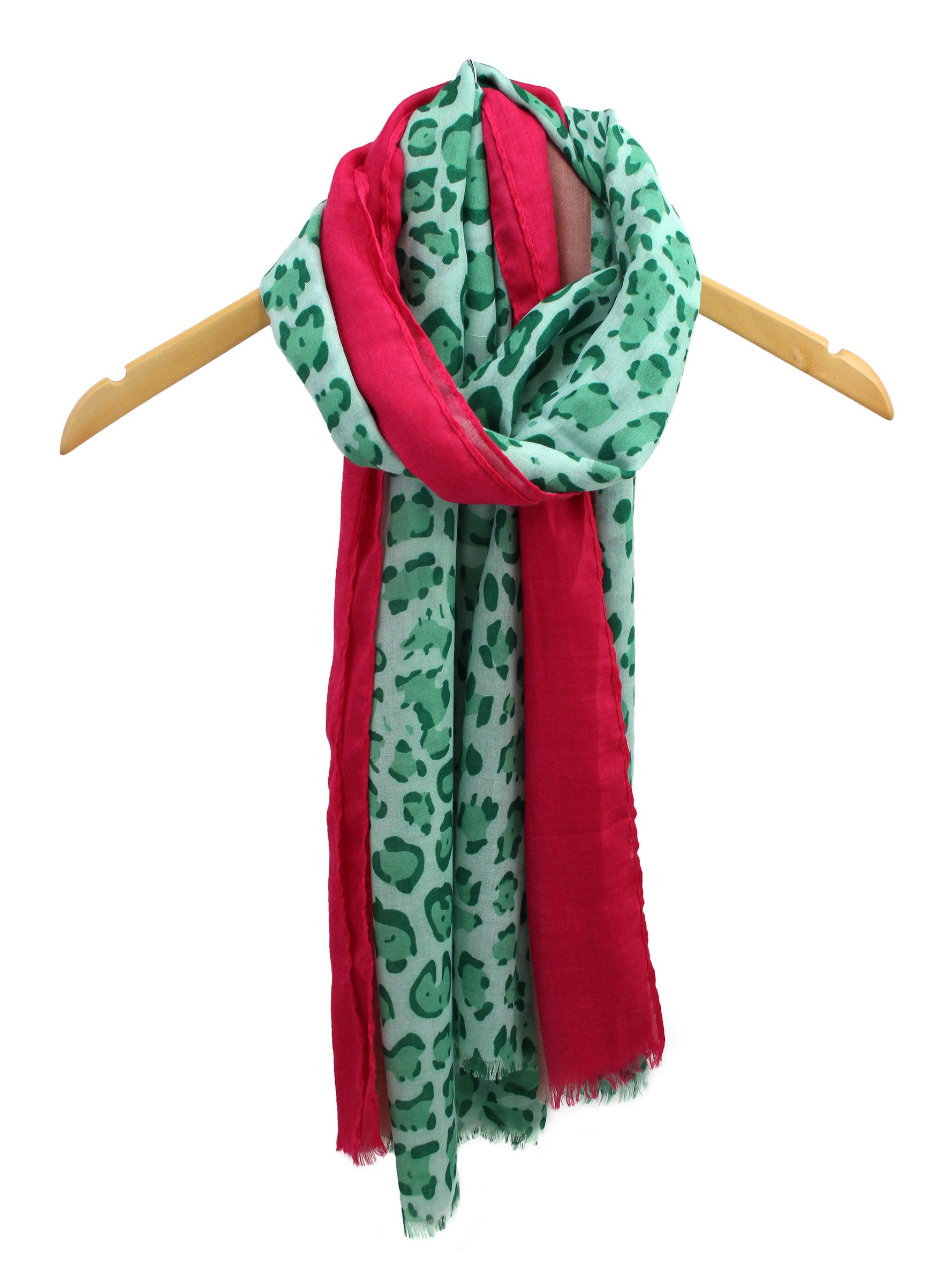 SF1995-040 Vibrant leopard Pattern Scarf