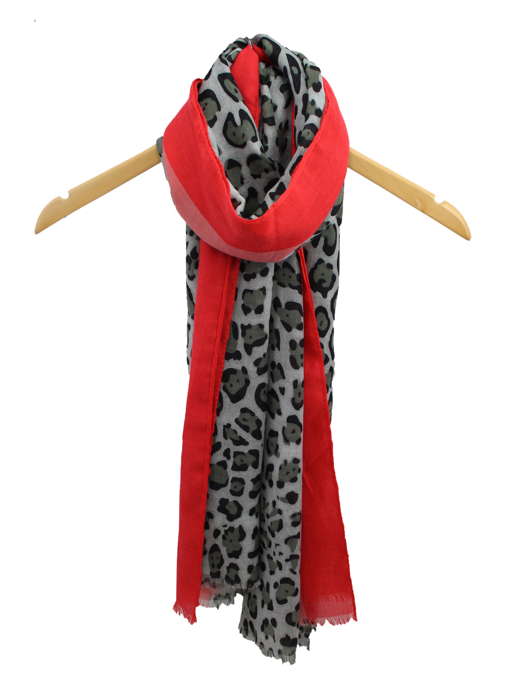 SF1995-040 Vibrant leopard Pattern Scarf