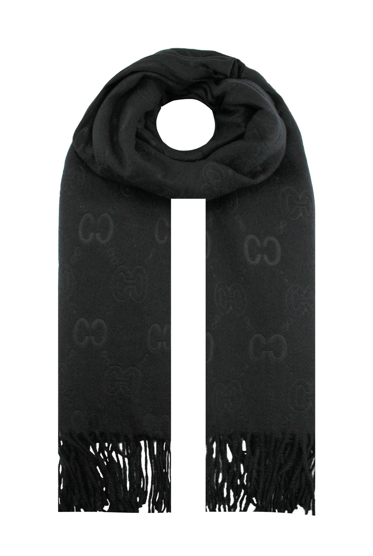 SF20100-294 Plain Colour Mix Scarf with Tassels