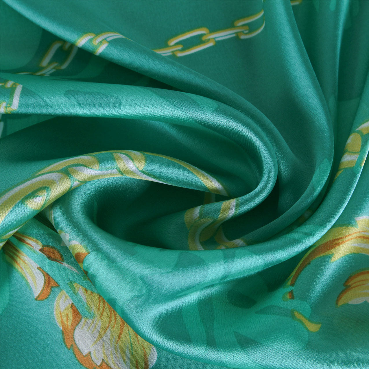 SF20110-177 Printed Chains Silk Mix Scarf