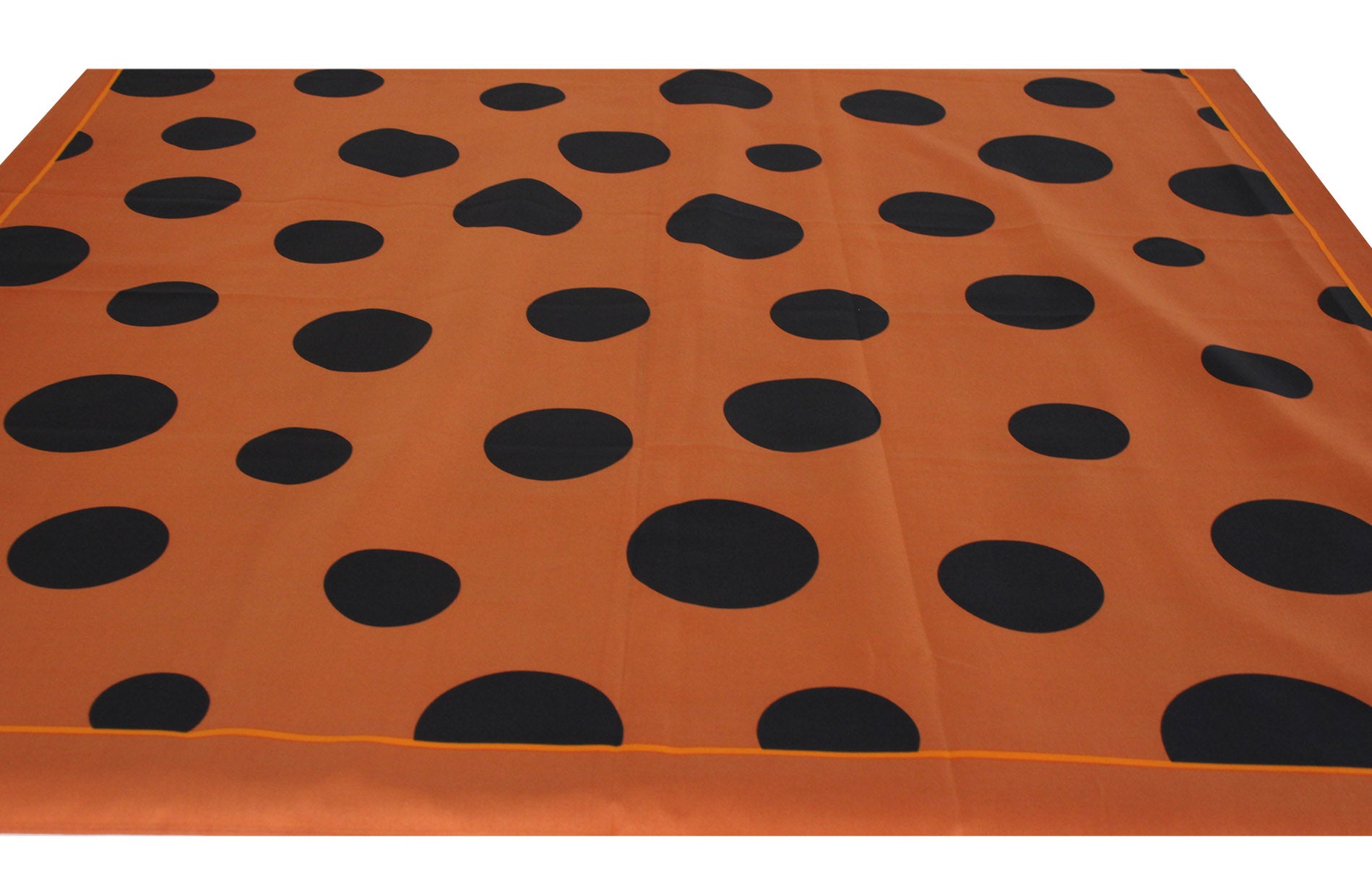 SF20108-255 Large Polka-Dots Print Cotton Blend Scarf